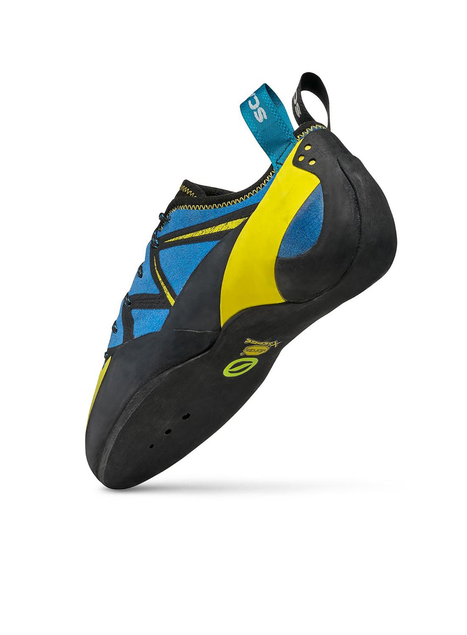 Lezečky Scarpa Vapor - ocean/yellow
