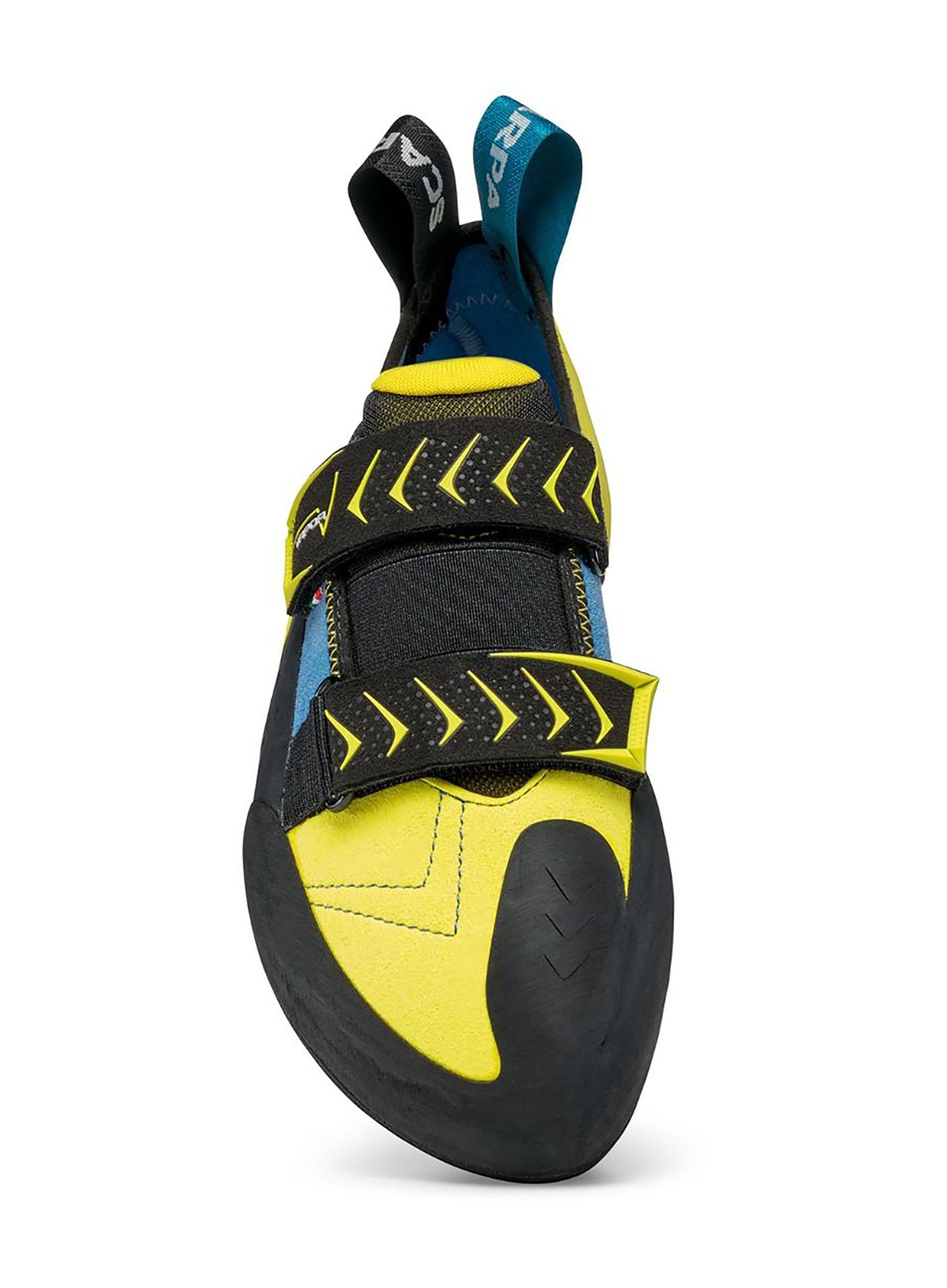 Lezečky Scarpa Vapor V - ocean/yellow