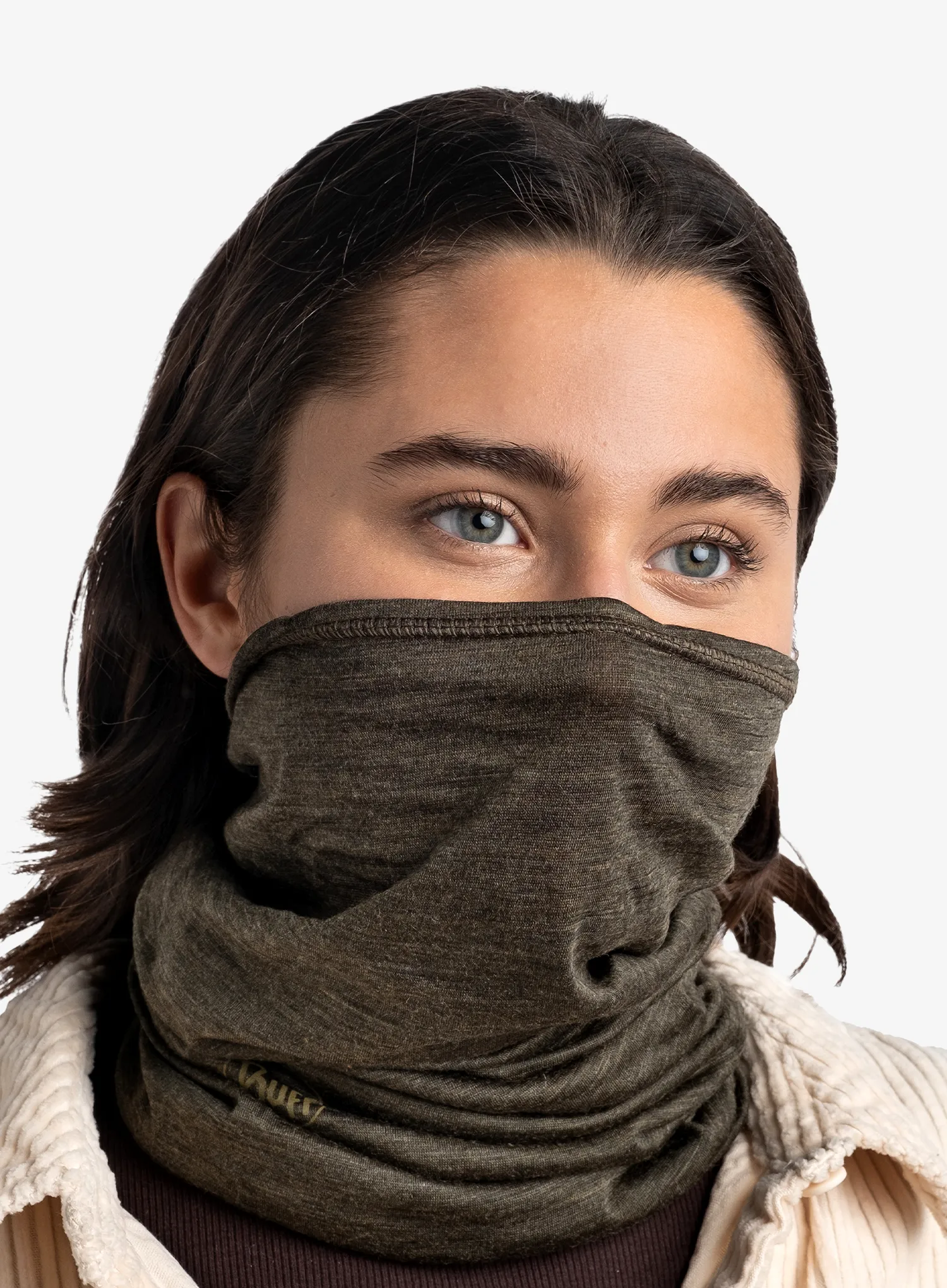 Multifunkční šátek Buff Lightweight Merino Wool - solid bark