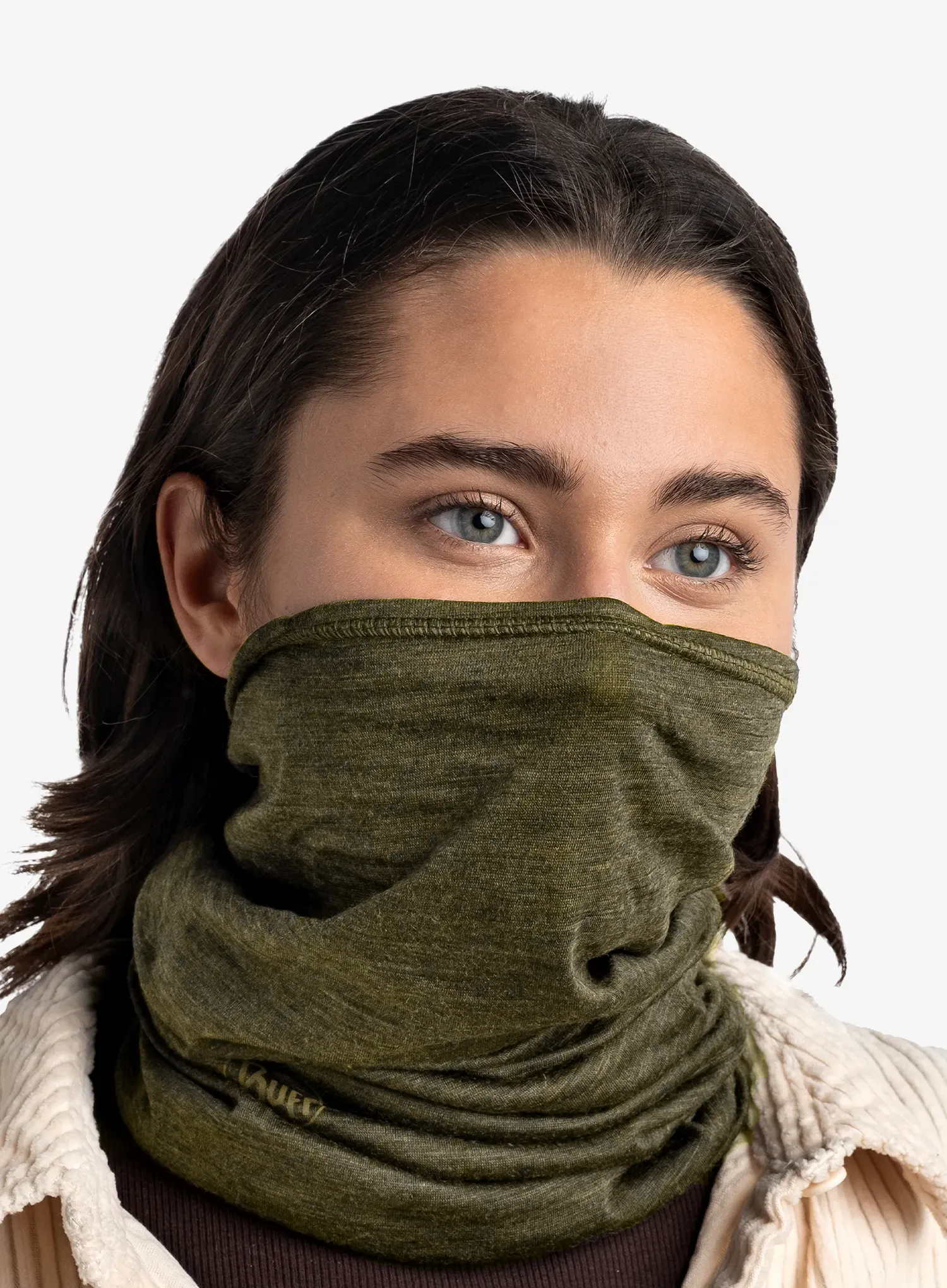 Multifunkční šátek Buff Lightweight Merino Wool - solid bark