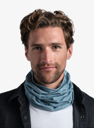 Multifunkční šátek Buff Lightweight Merino Wool - solid pool