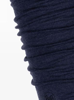 Multifunkční šátek Buff Midweight Merino Wool - night blue melange