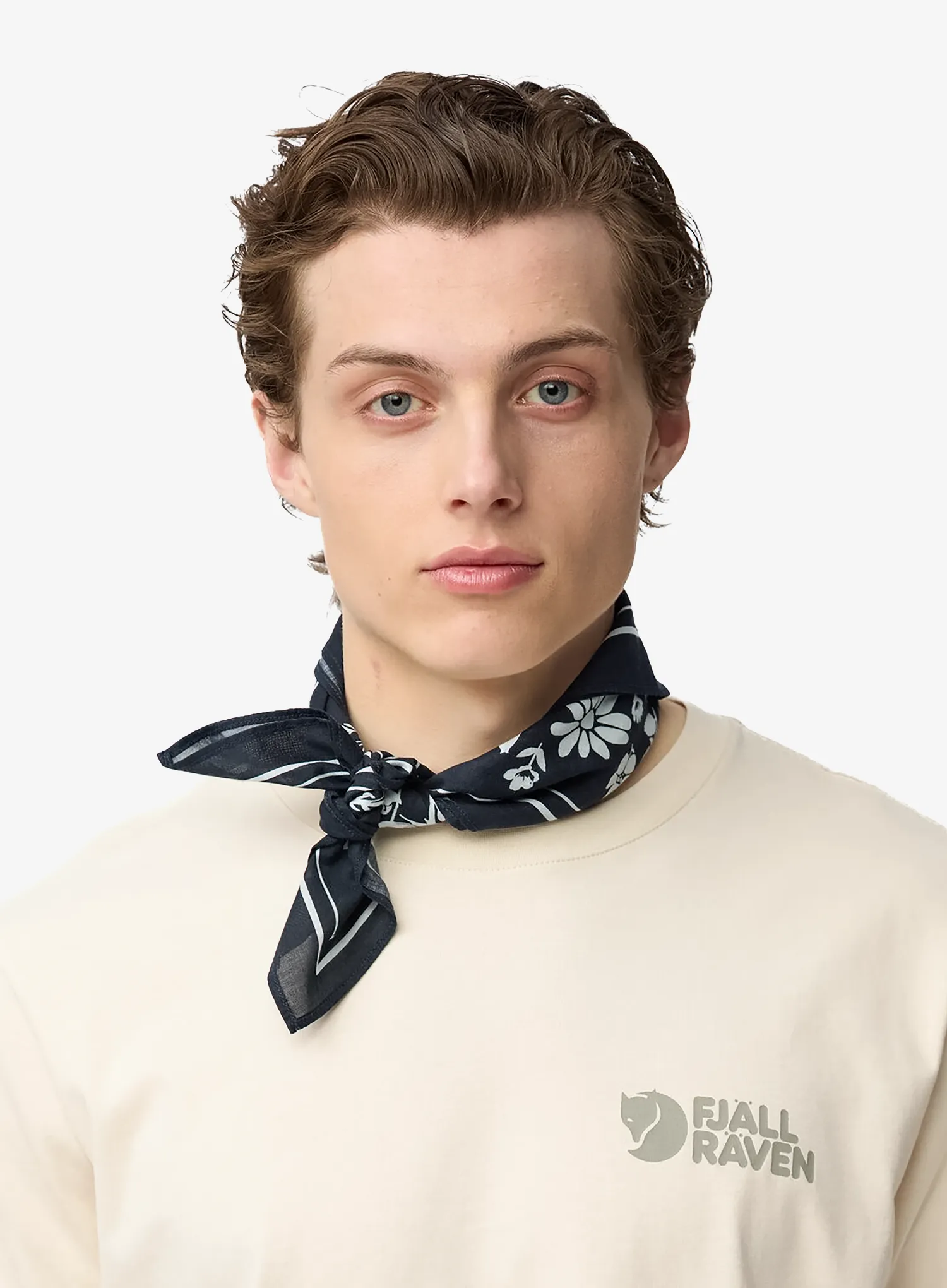Sátek Fjallraven Fjallblomster Bandana - dark navy