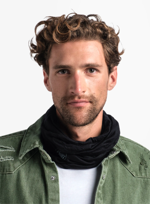 Multifunkční šátek Buff Lightweight Merino Wool - black
