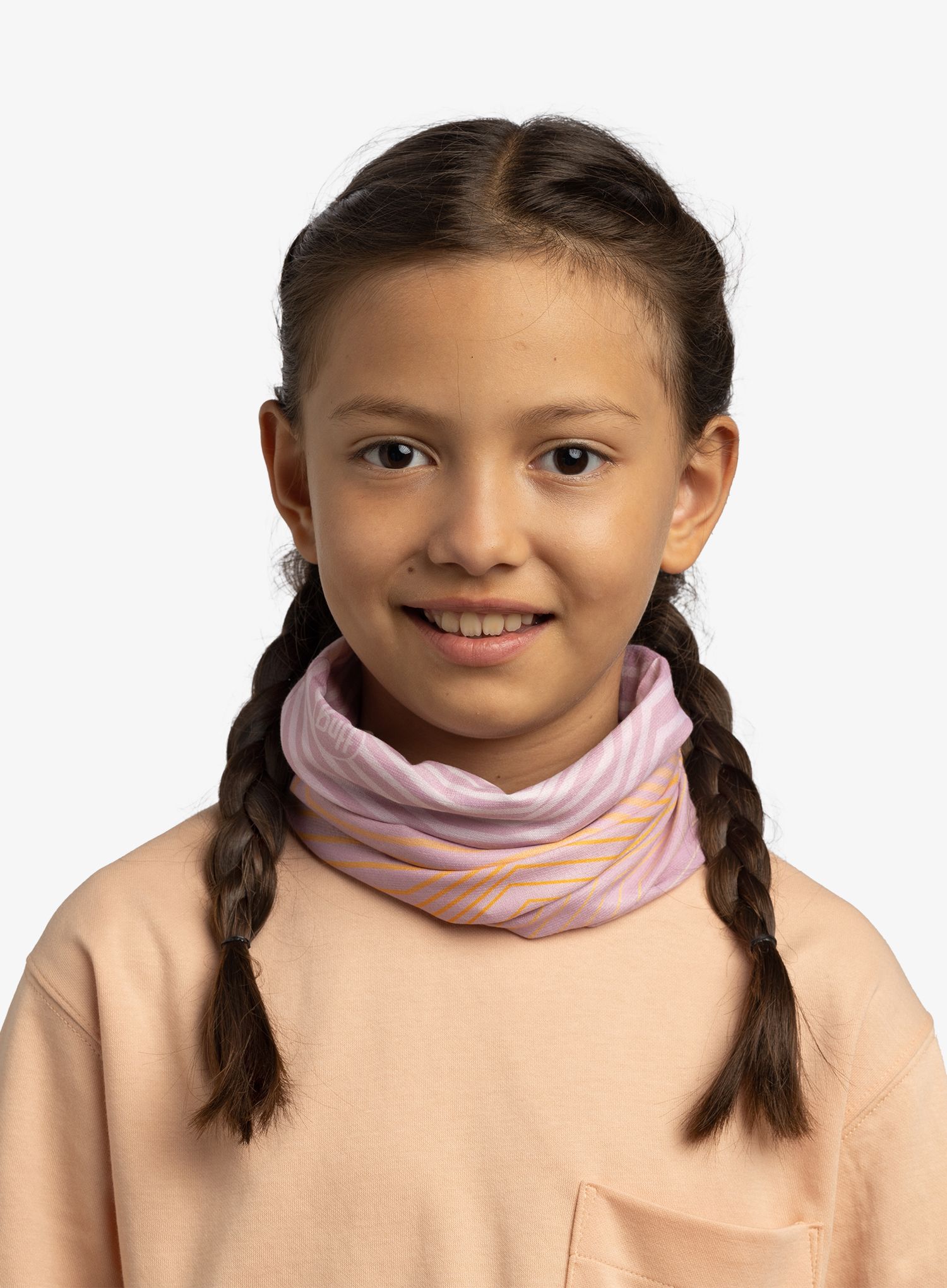 Multifunkční šátek Buff Coolnet UV Kids - katsy orchid