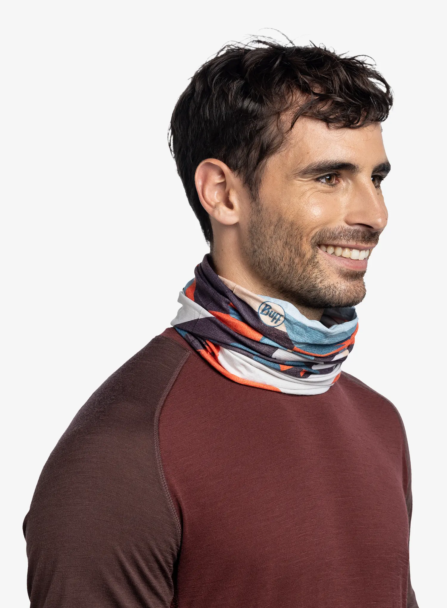 Multifunkční šátek Buff Coolnet UV - mesa flint