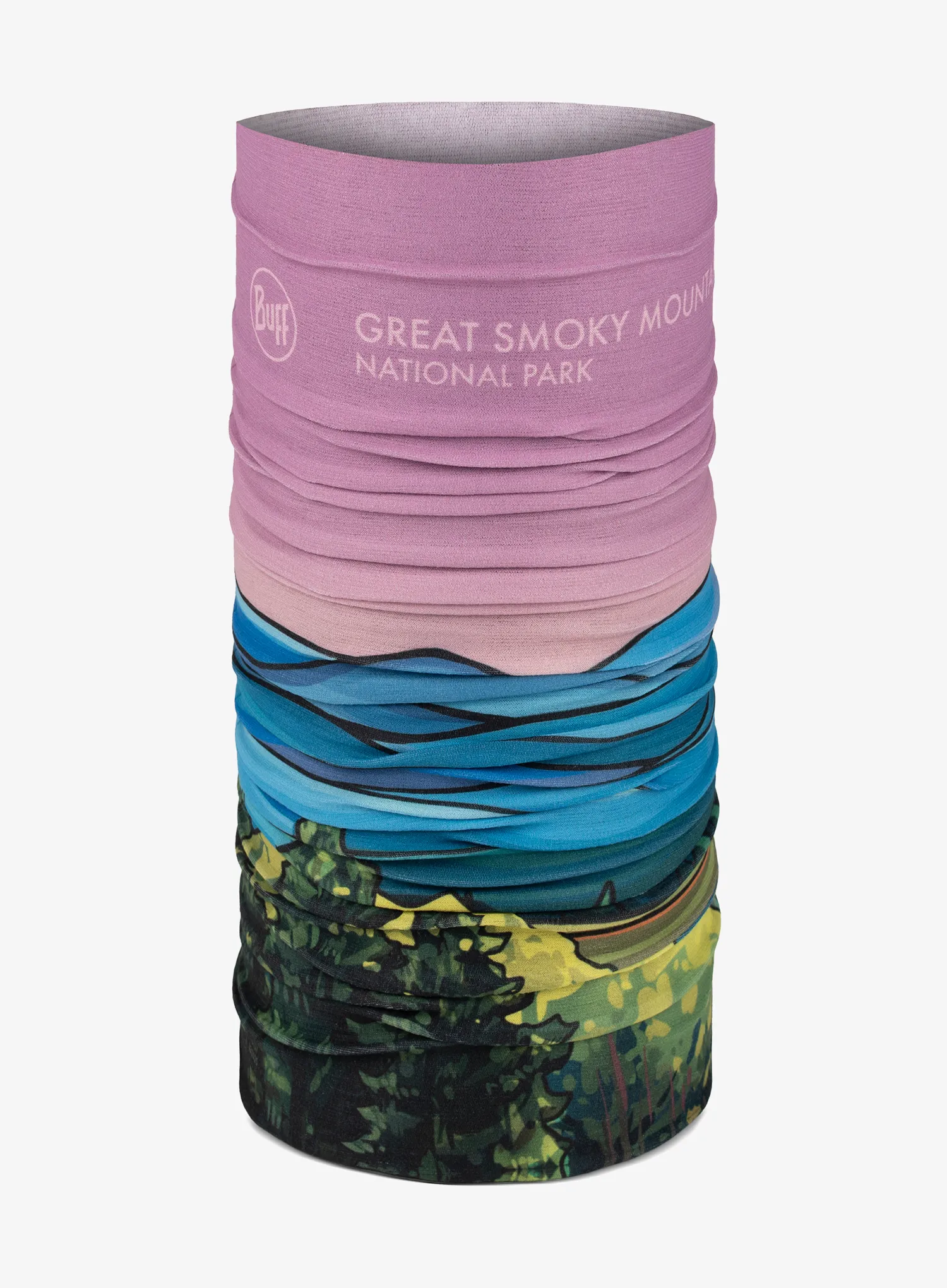 Multifunkční šátek Buff Coolnet UV National Parks - great smoky