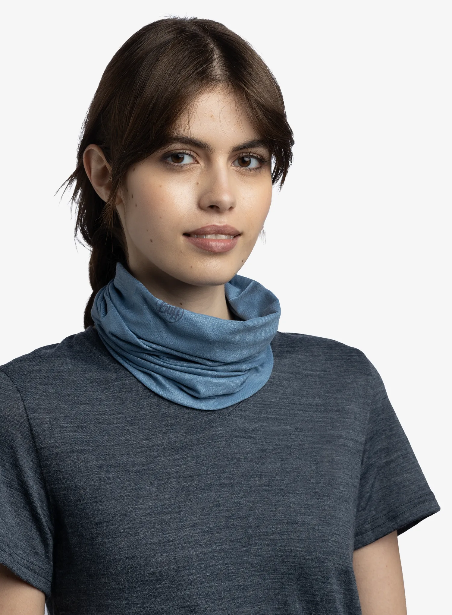 Multifunkční šátek Buff Coolnet UV - solid slate