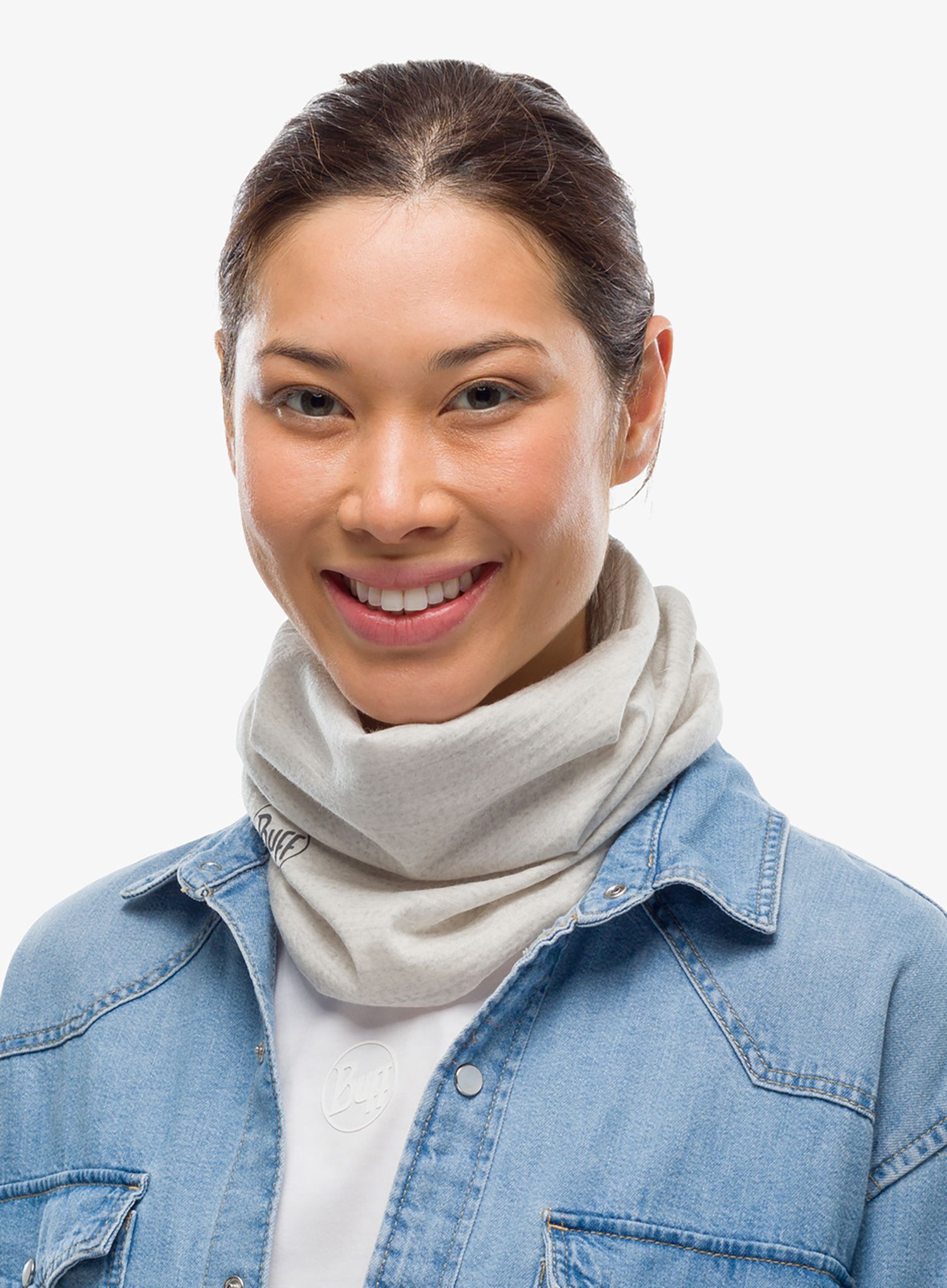 Multifunkční šátek Buff Lightweight Merino Wool - cloud