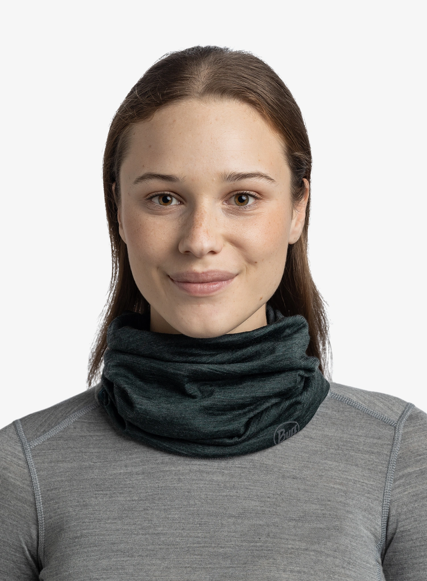 Multifunkční šátek Buff Lightweight Merino Wool - multistripes forest