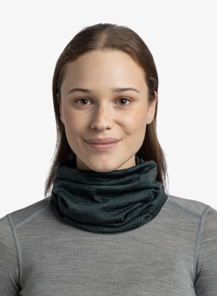 Multifunkční šátek Buff Lightweight Merino Wool - multistripes forest