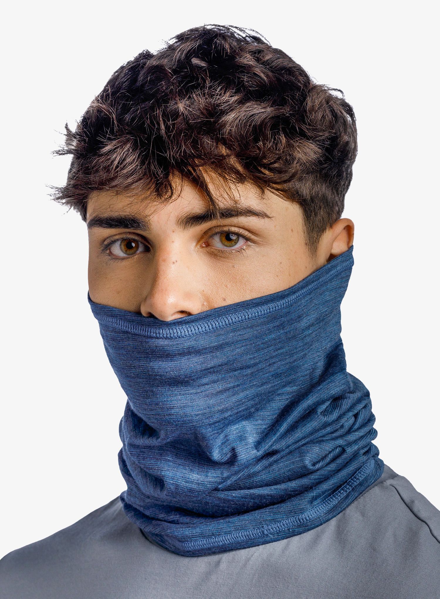 Multifunkční šátek Buff Lightweight Merino Wool - multistripes tempest