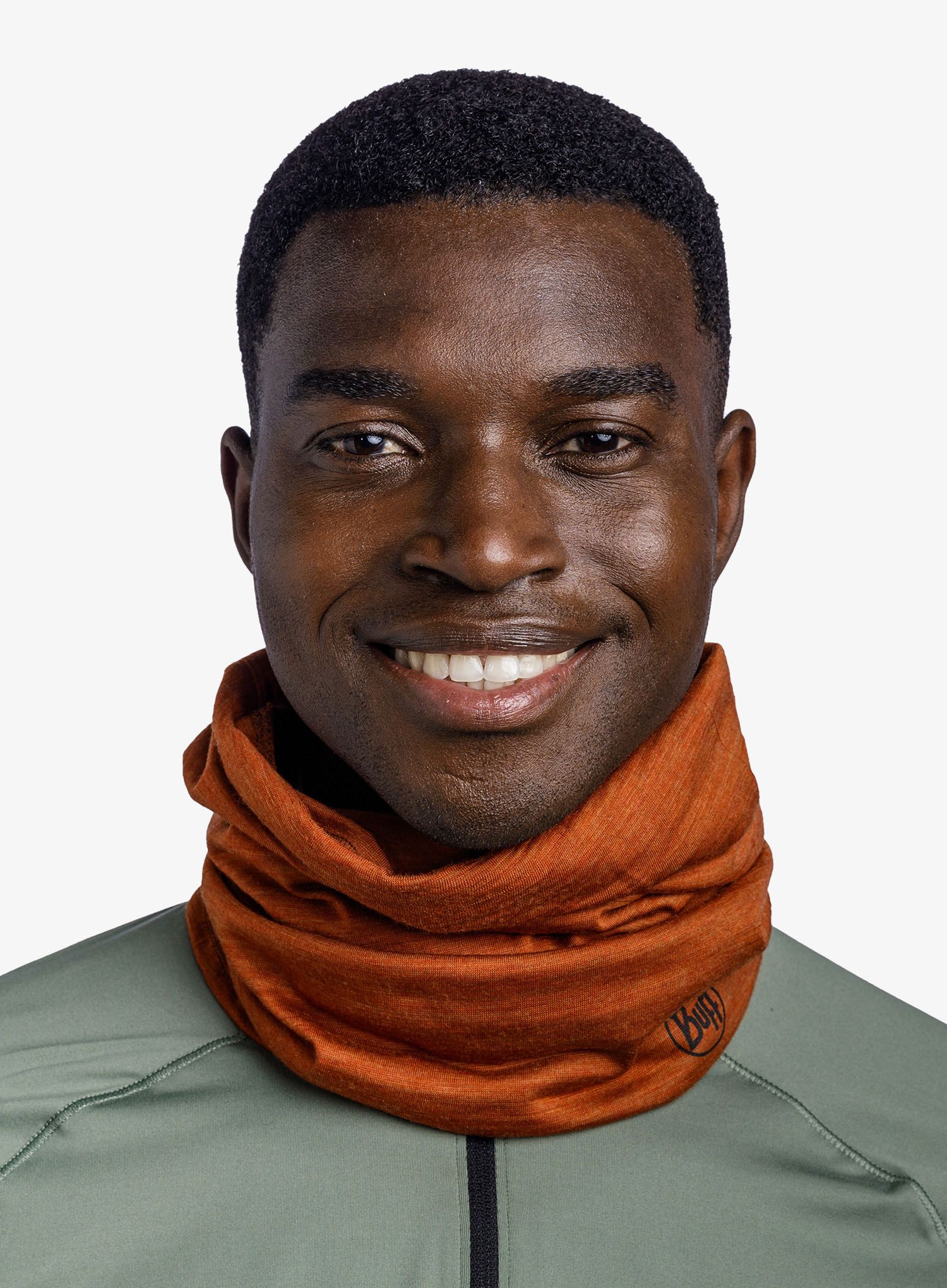 Multifunkční šátek Buff Lightweight Merino Wool - solid cinnamon