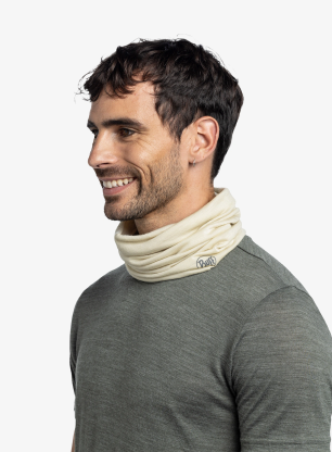 Multifunkční šátek Buff Lightweight Merino Wool - solid pistachio