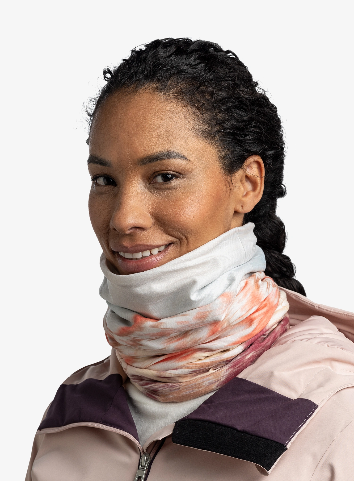 Multifunkční šátek Buff Reversible Polar - lerna peach beige