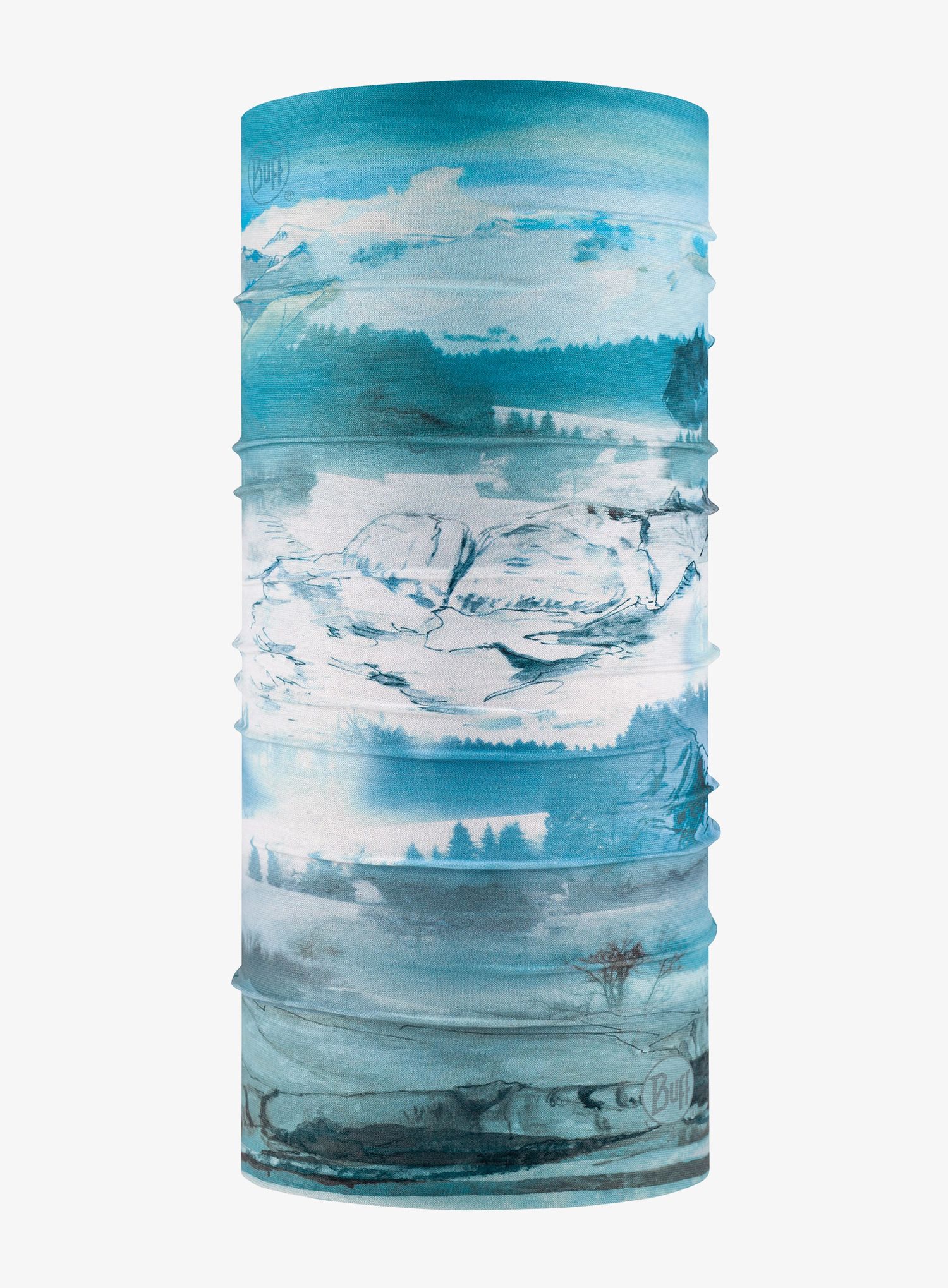 Multifunkční šátek Buff Original EcoStretch - svesi dusty blue