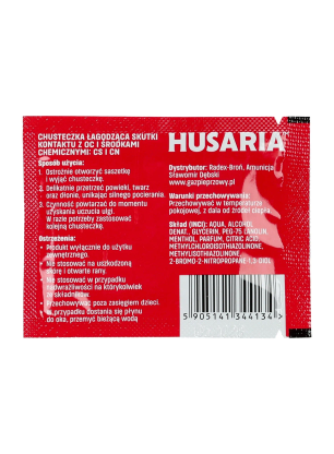 Dekontaminační ubrousek Husaria Pepper Spray Neurtalizing Wipe