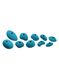 Horolezecké chyty Ocun Holds Set 2 Slopers - blue