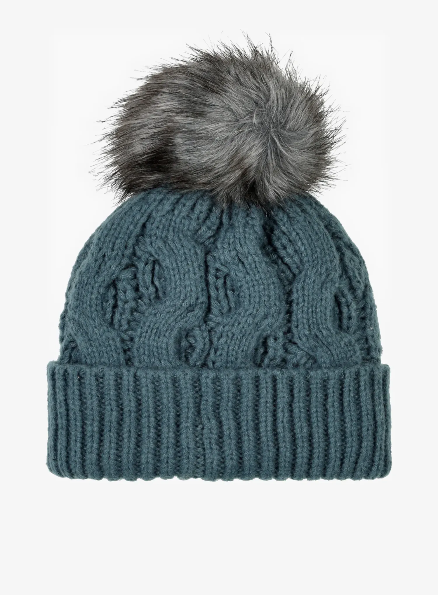 Čepice dámská Columbia Boundless Days Cable Knit Pom Beanie - everblue