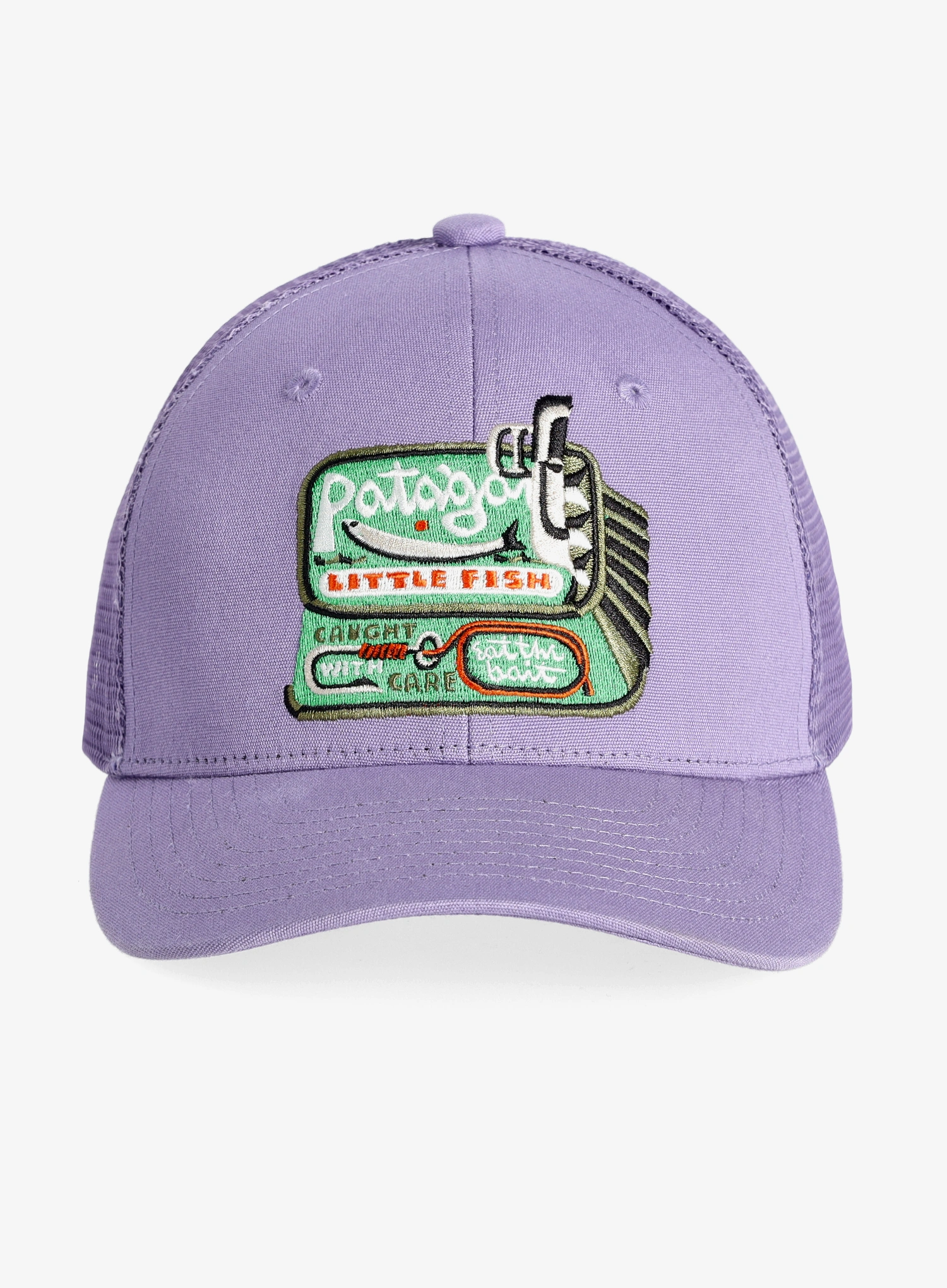 Čepice pro děti Patagonia Trucker Hat - little fish/concrete purple