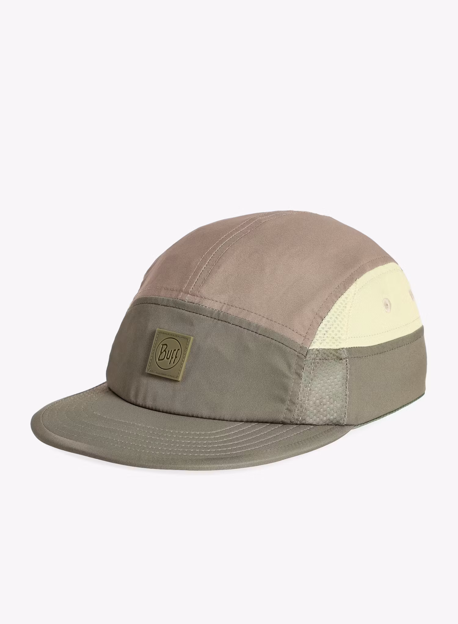 Běžecká čepice Buff 5 Panel Go Cap - domus khaki