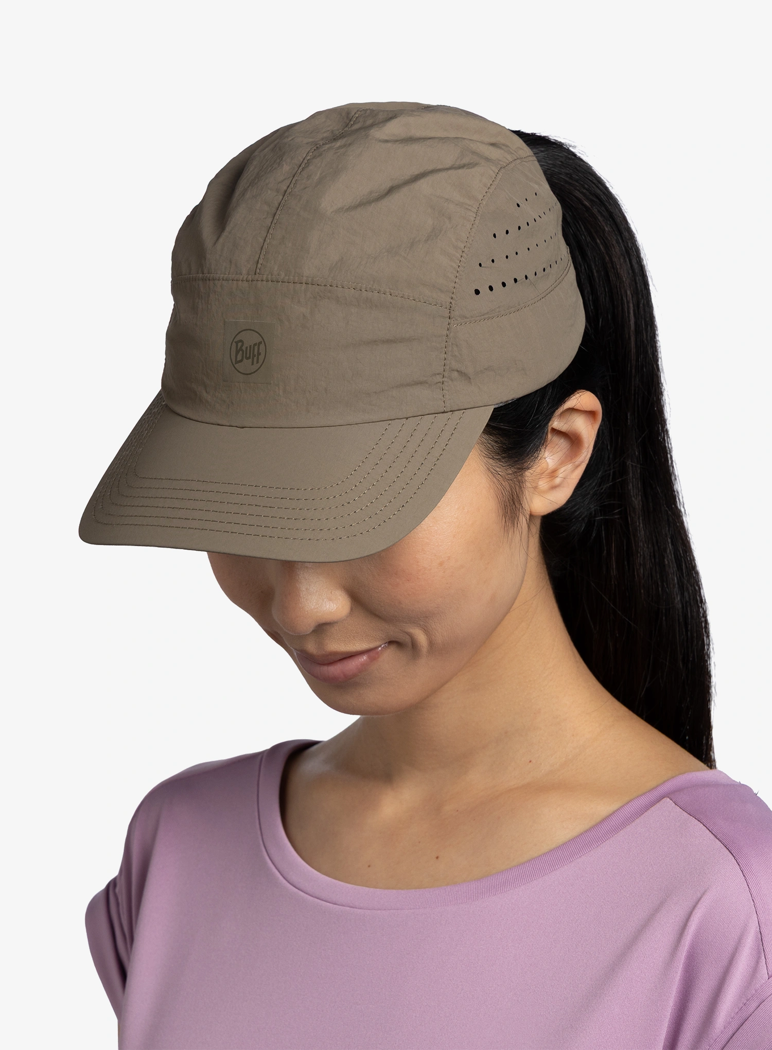 Běžecká čepice Buff Speed Cap - solid tundra khaki