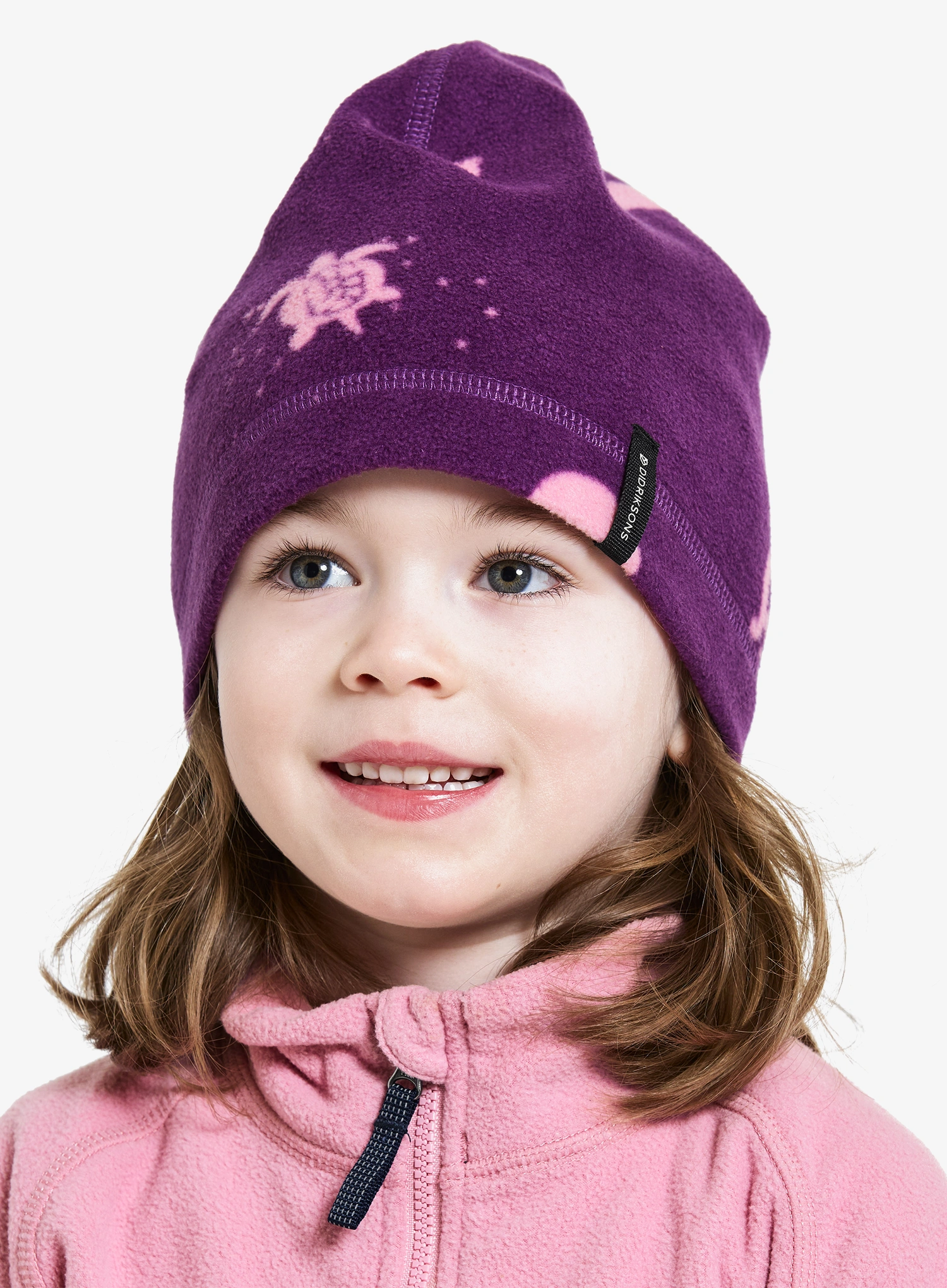 Dětská čepice Didriksons Monte Beanie - sweet pink