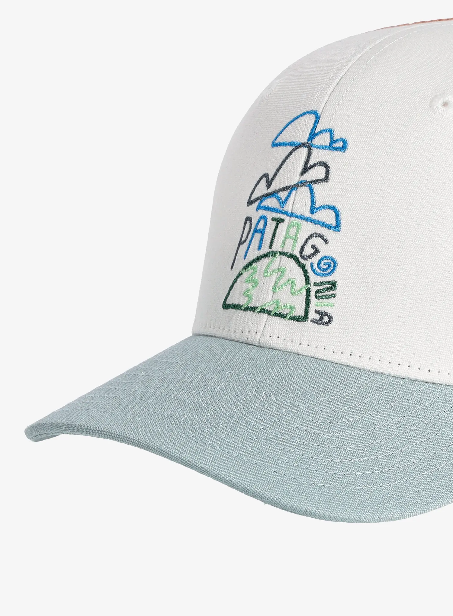 Dětská čepice Patagonia Trucker Hat - clouds and earth birch white