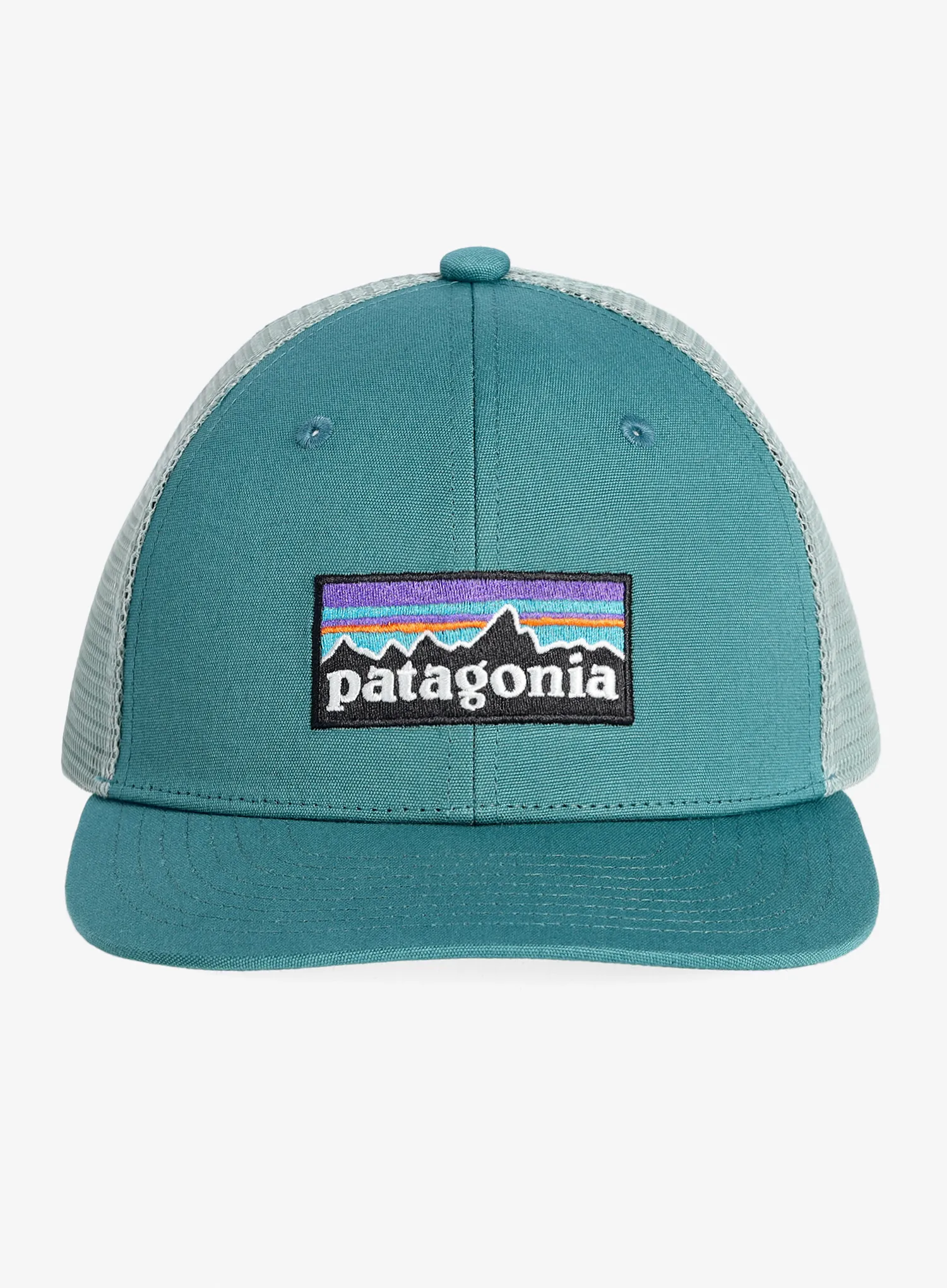 Dětská čepice Patagonia Trucker Hat - p-6 logo/wetland blue