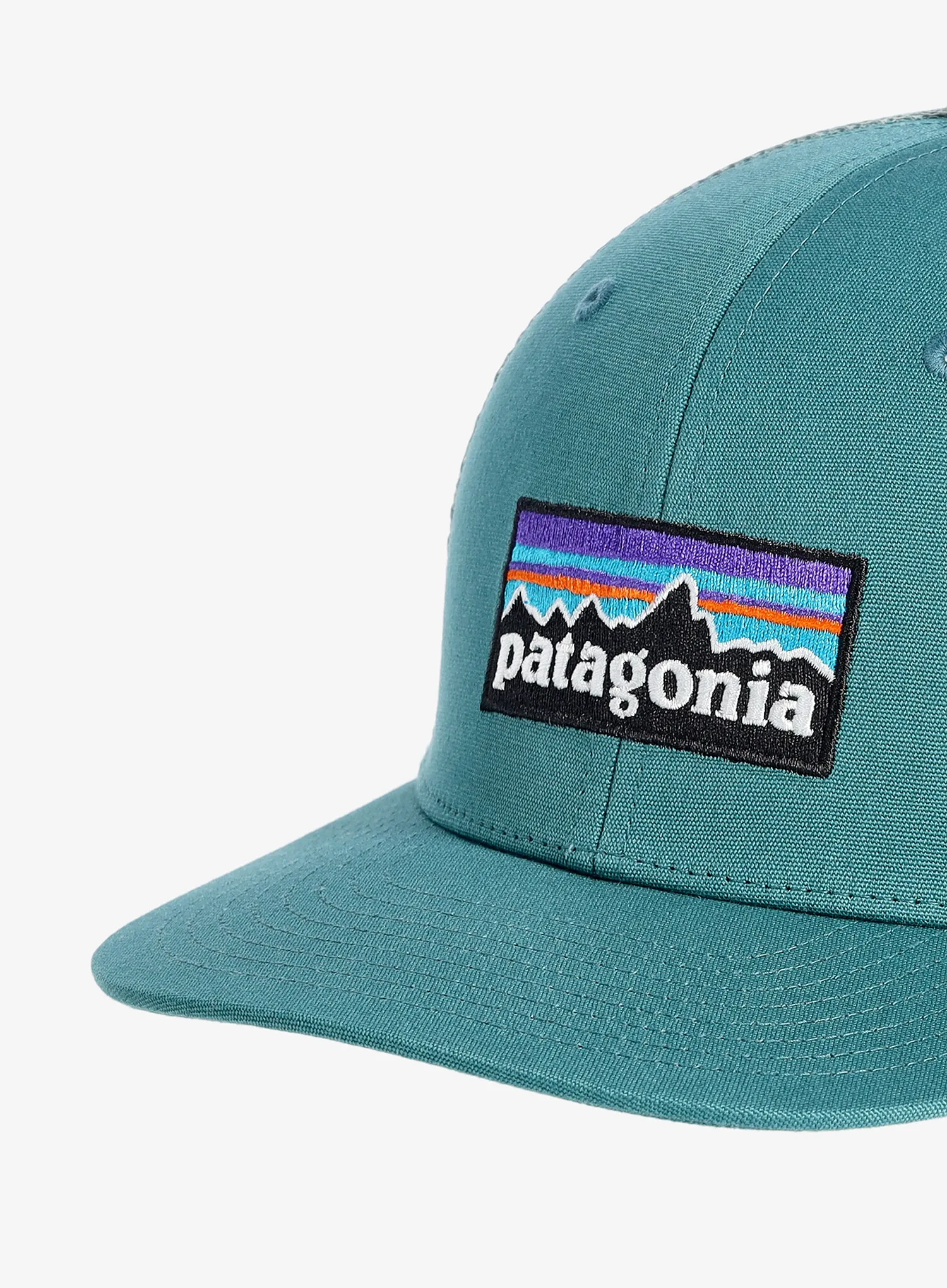 Dětská čepice Patagonia Trucker Hat - p-6 logo/wetland blue