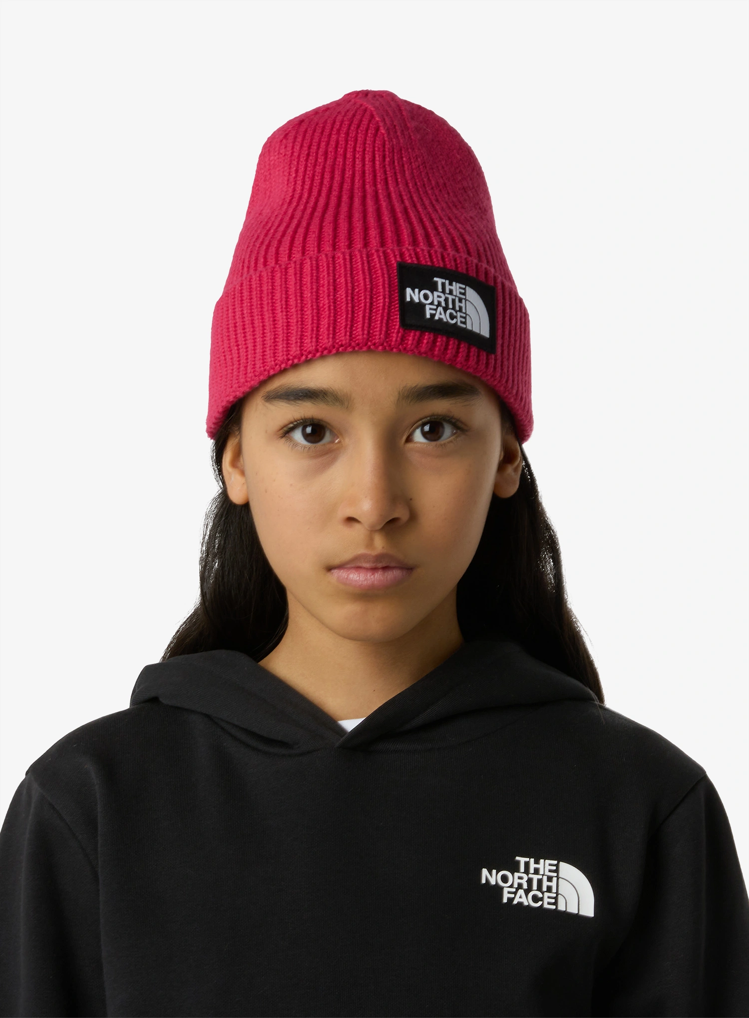 Dětská čepice The North Face Logo Box Cuffed Beanie - lali guran