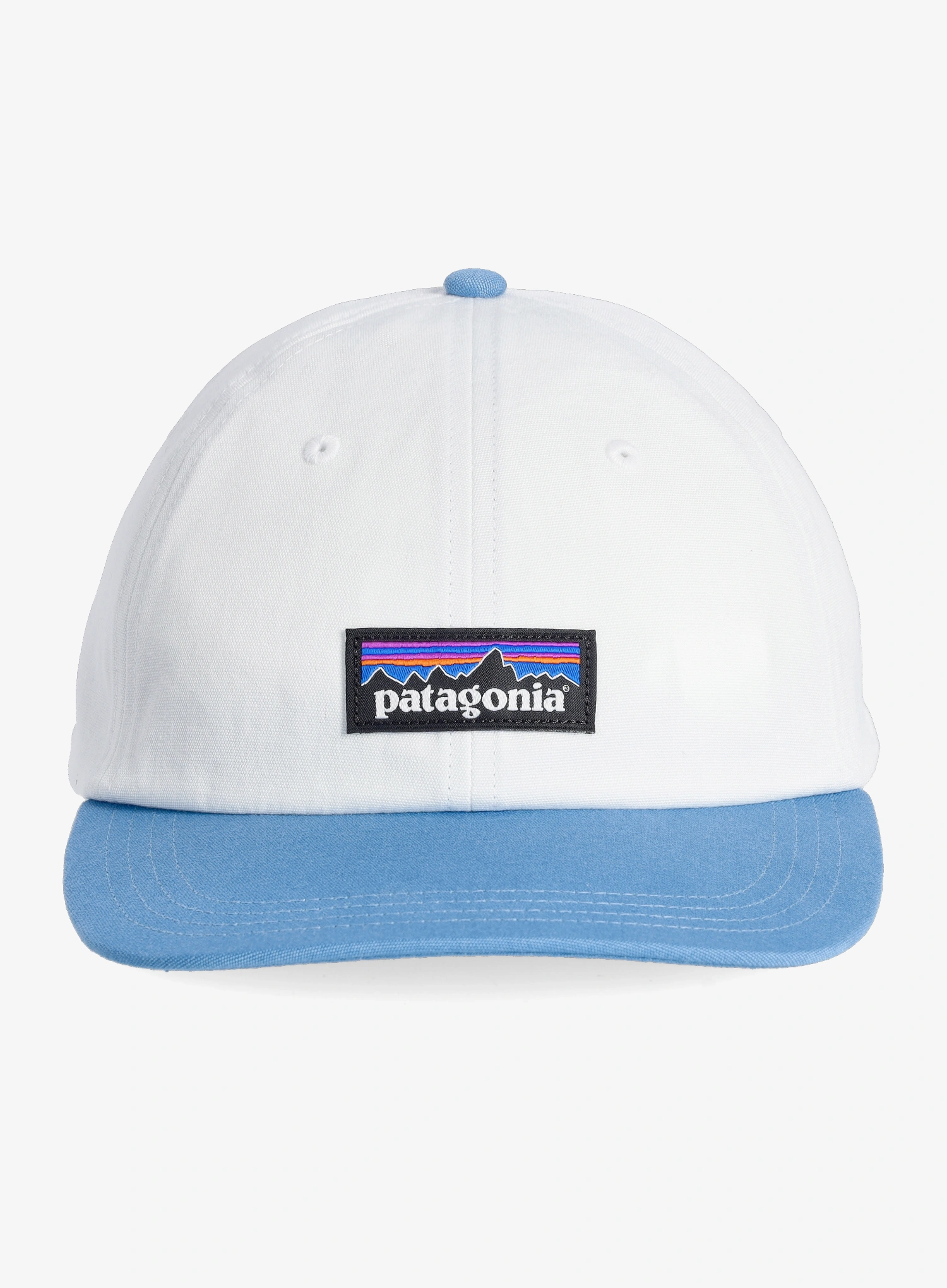 Čepice Patagonia P-6 Label Trad Cap - birch white w/shore blue