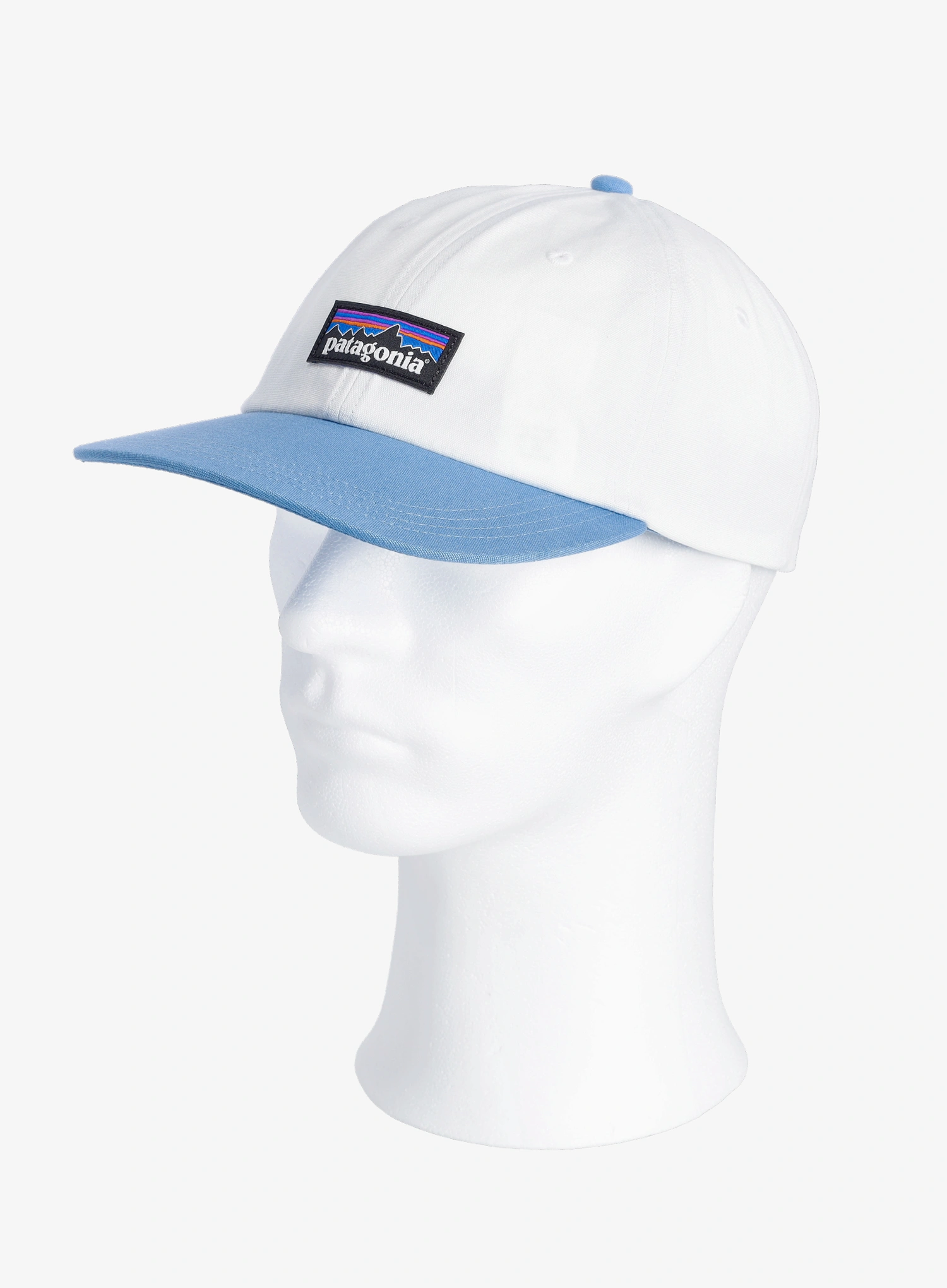 Čepice Patagonia P-6 Label Trad Cap - birch white w/shore blue