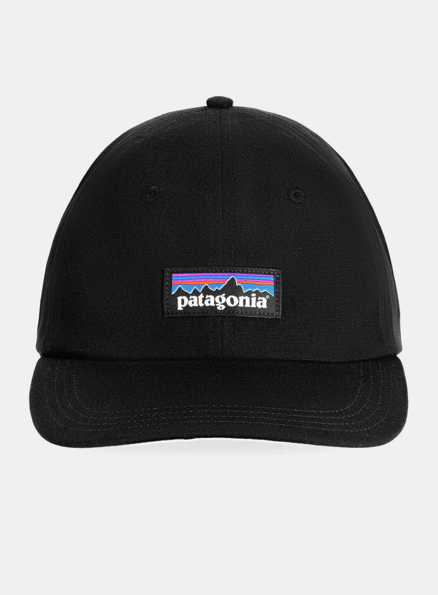 Kšiltovka Patagonia P-6 Label Trad Cap - black