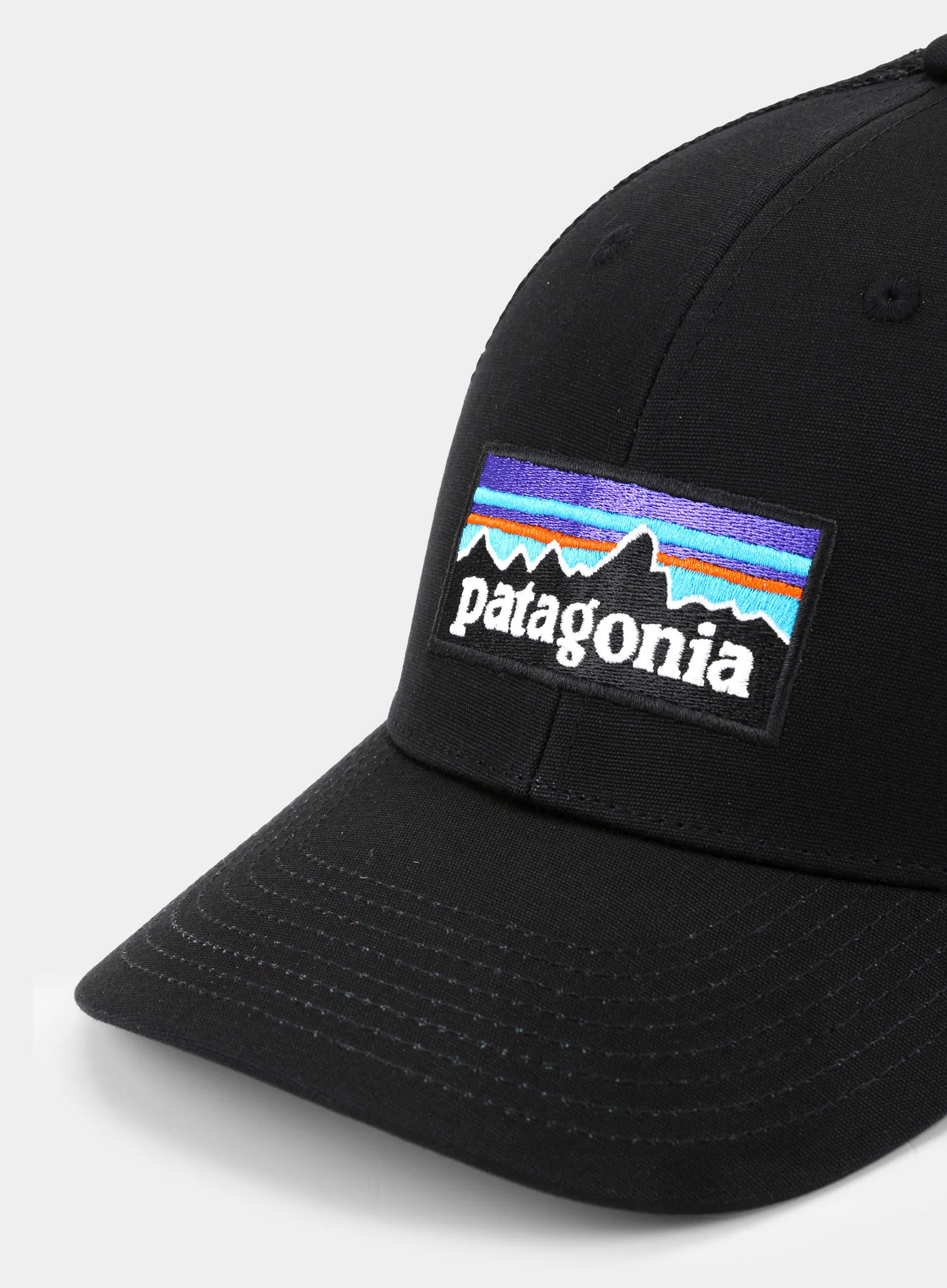 Kšiltovka Patagonia P-6 Logo LoPro Trucker Hat - black
