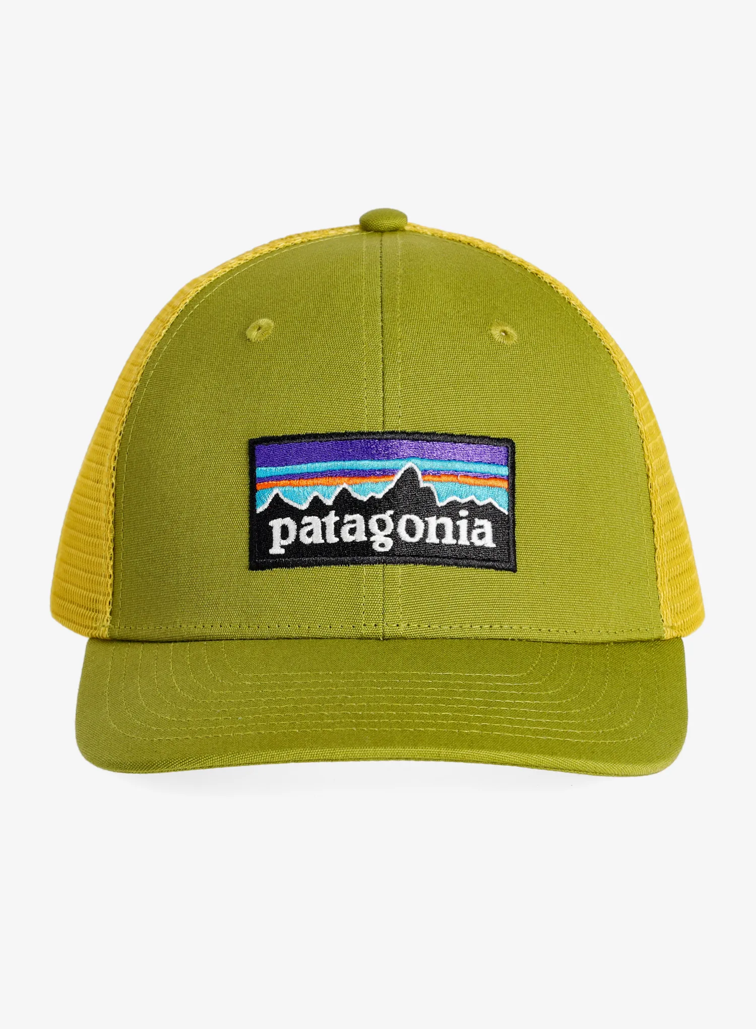 Čepice Patagonia P-6 Logo Trucker Hat - graze green