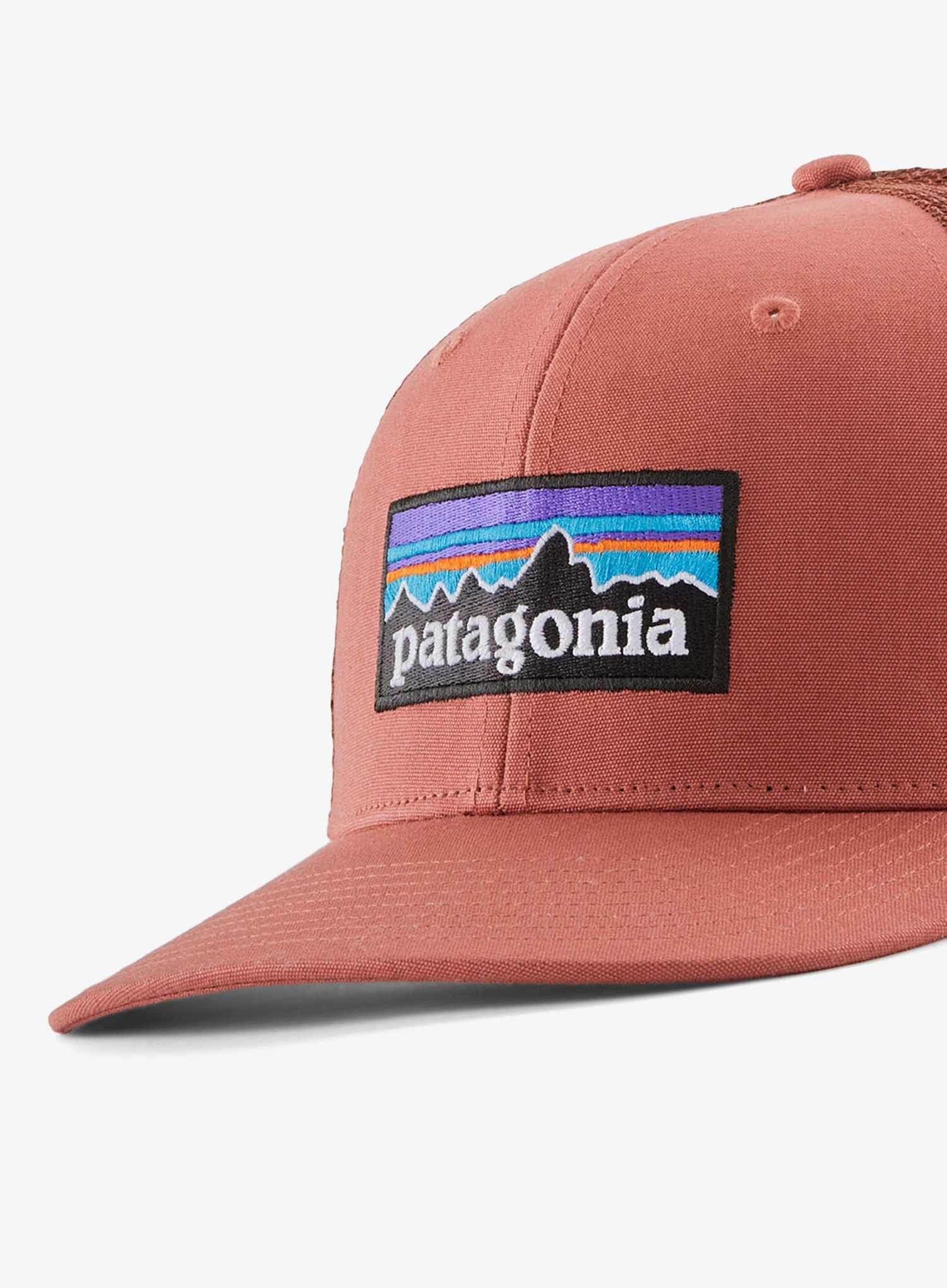 Čepice Patagonia P-6 Logo Trucker Hat - potters red