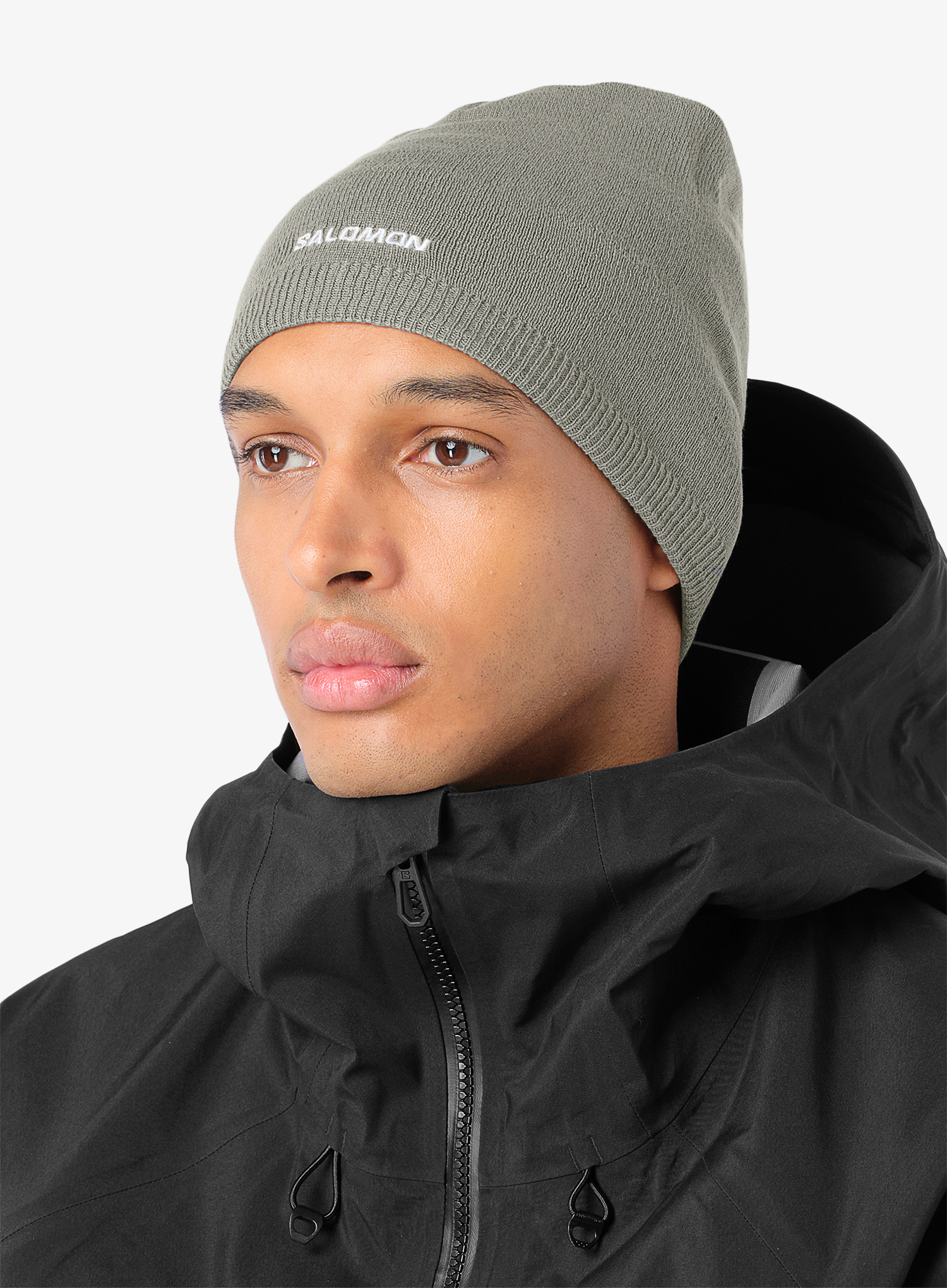 Čepice Salomon Beanie - castor gray