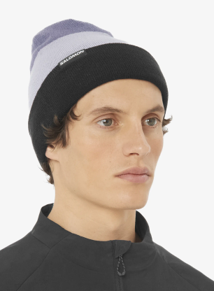 Čepice Salomon Flatspin Reversible Beani - black/cosmic sky/blue granite