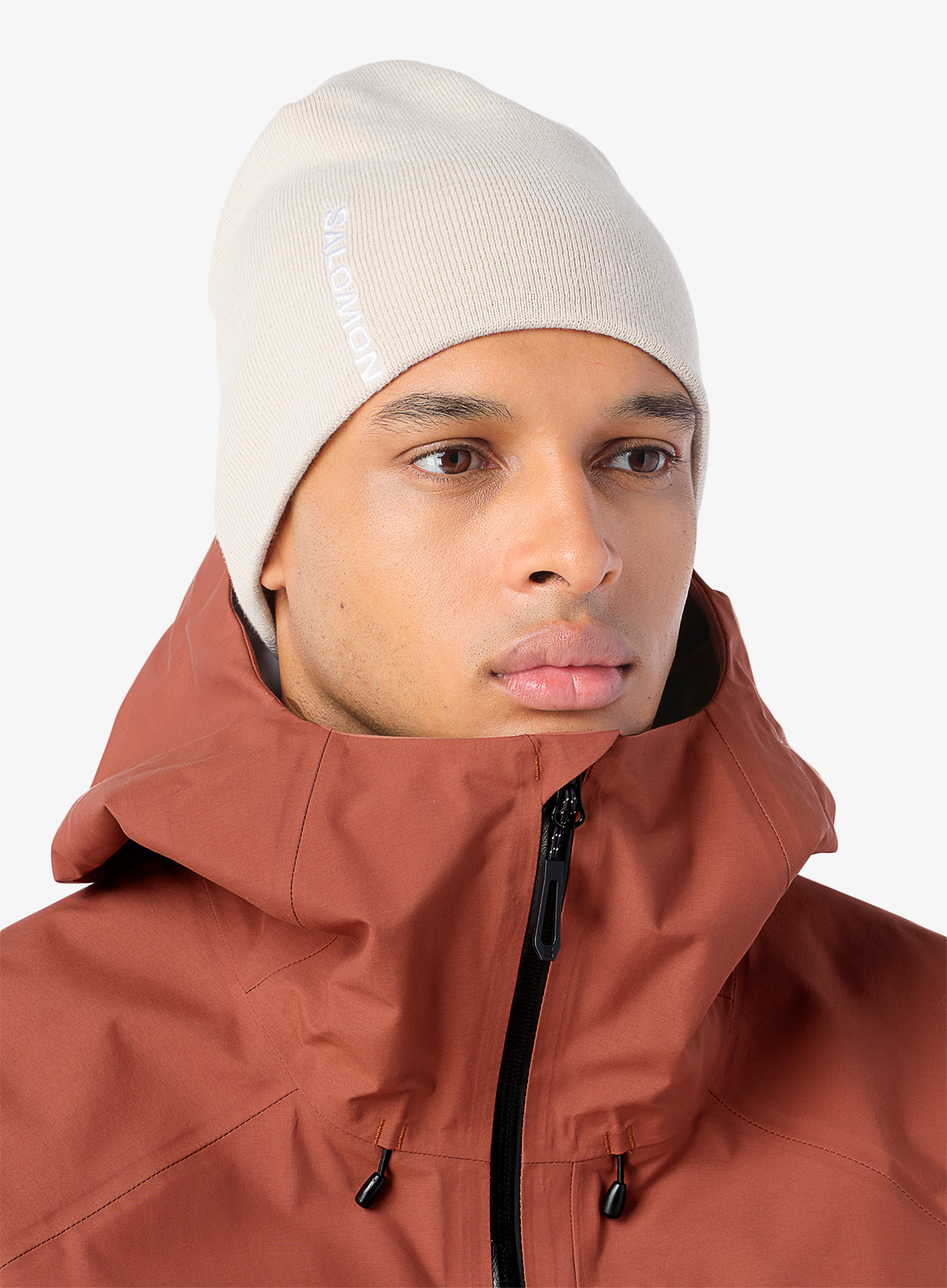Čepice Salomon Graphic Beanie - silver cloud