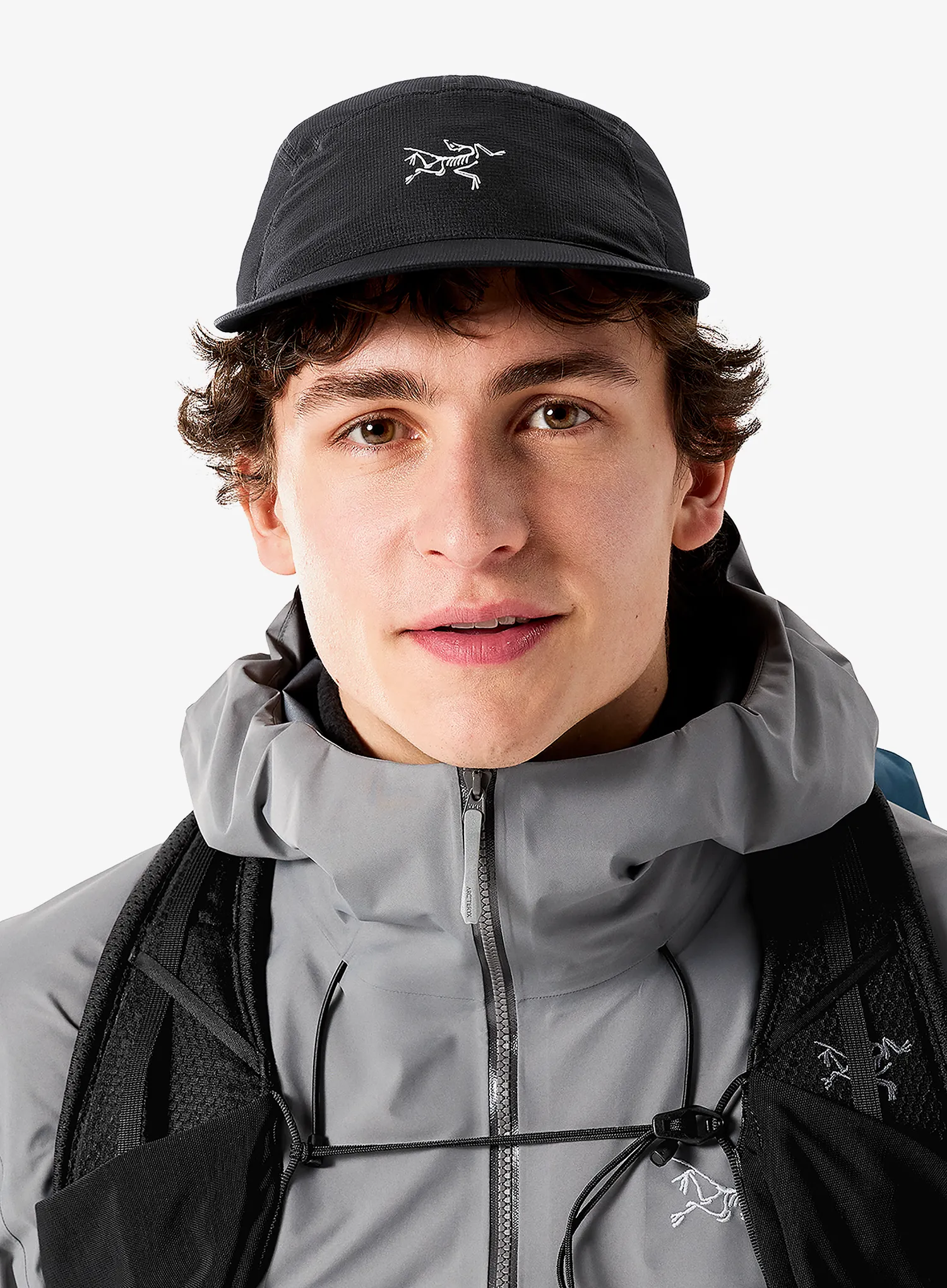 Kšiltovka Arcteryx Aerios 5 Panel Cap - black/arctic silk