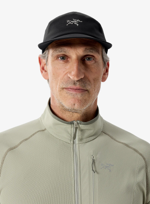Kšiltovka Arcteryx Gamma 5 Panel Cap - black/arctic silk