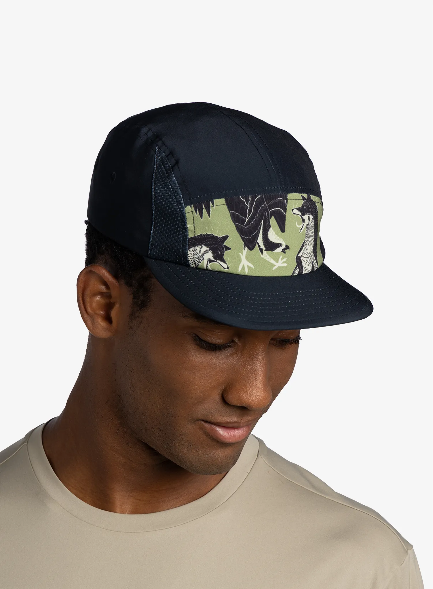 Kšiltovka Buff 5 Panel go Cap - rub chomp black