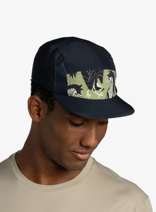 Kšiltovka Buff 5 Panel go Cap - rub chomp black