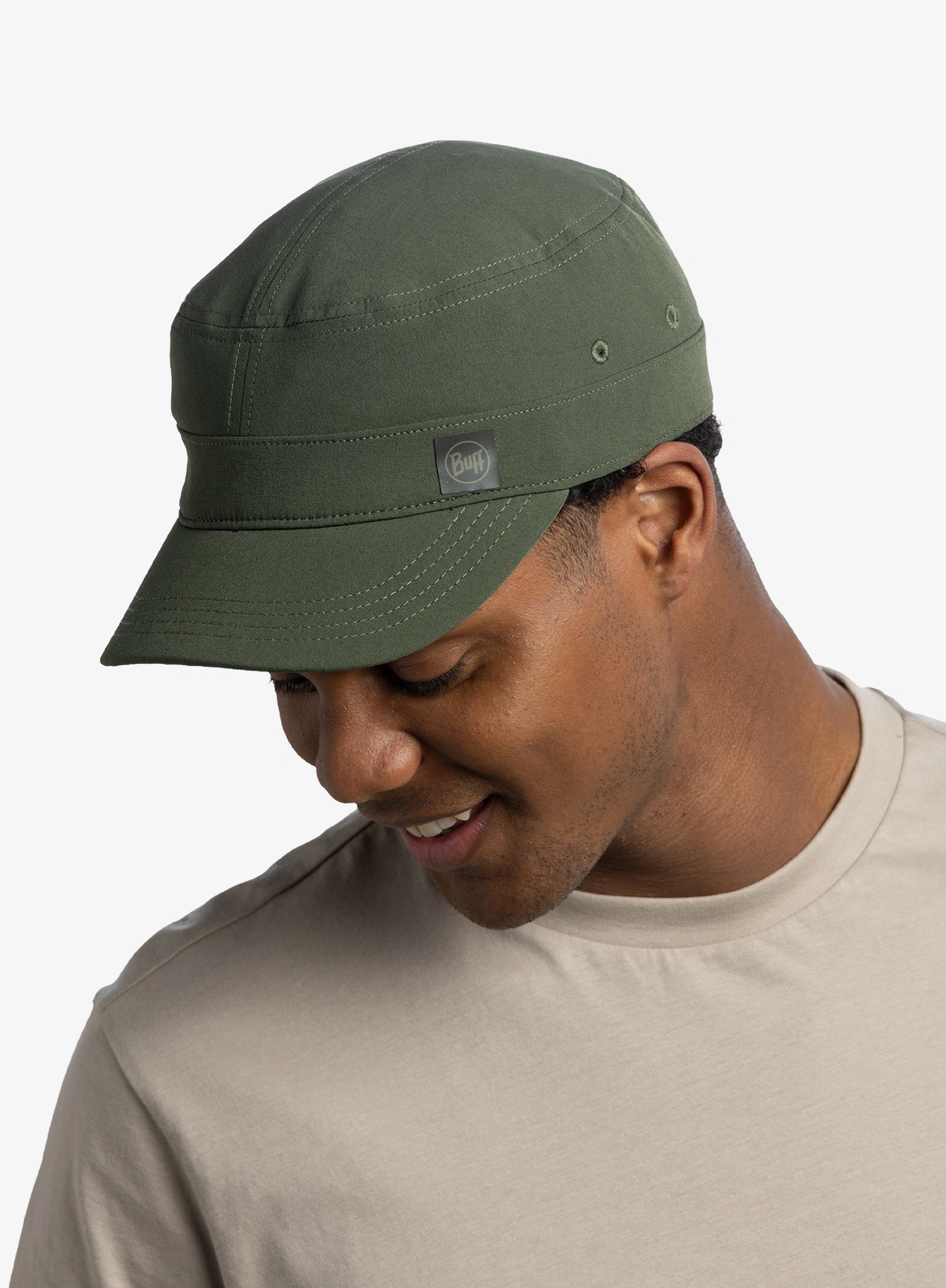 Kšiltovka Buff Military Cap - solid khaki