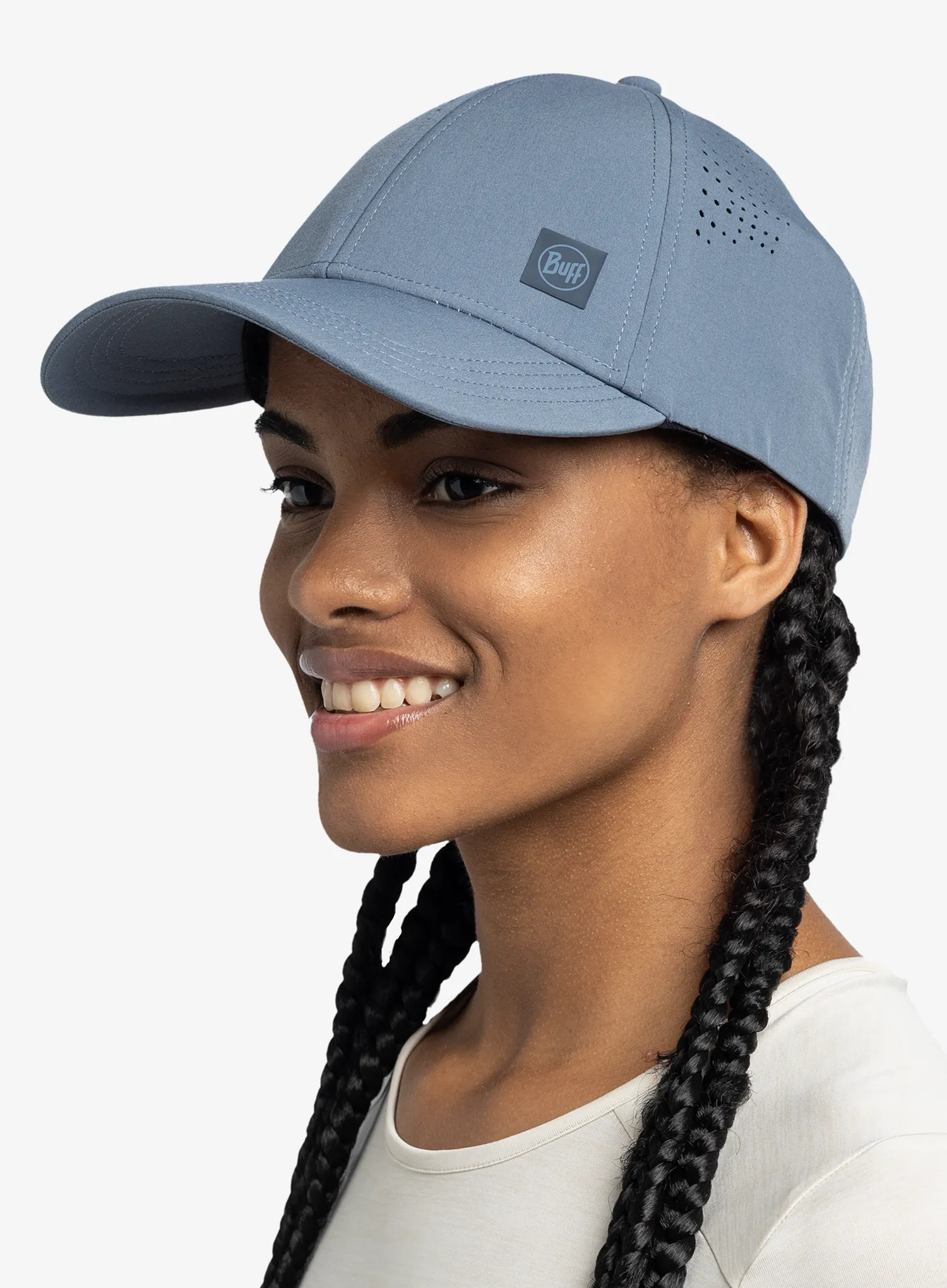 Kšiltovka Buff Summit Cap - solid stone blue