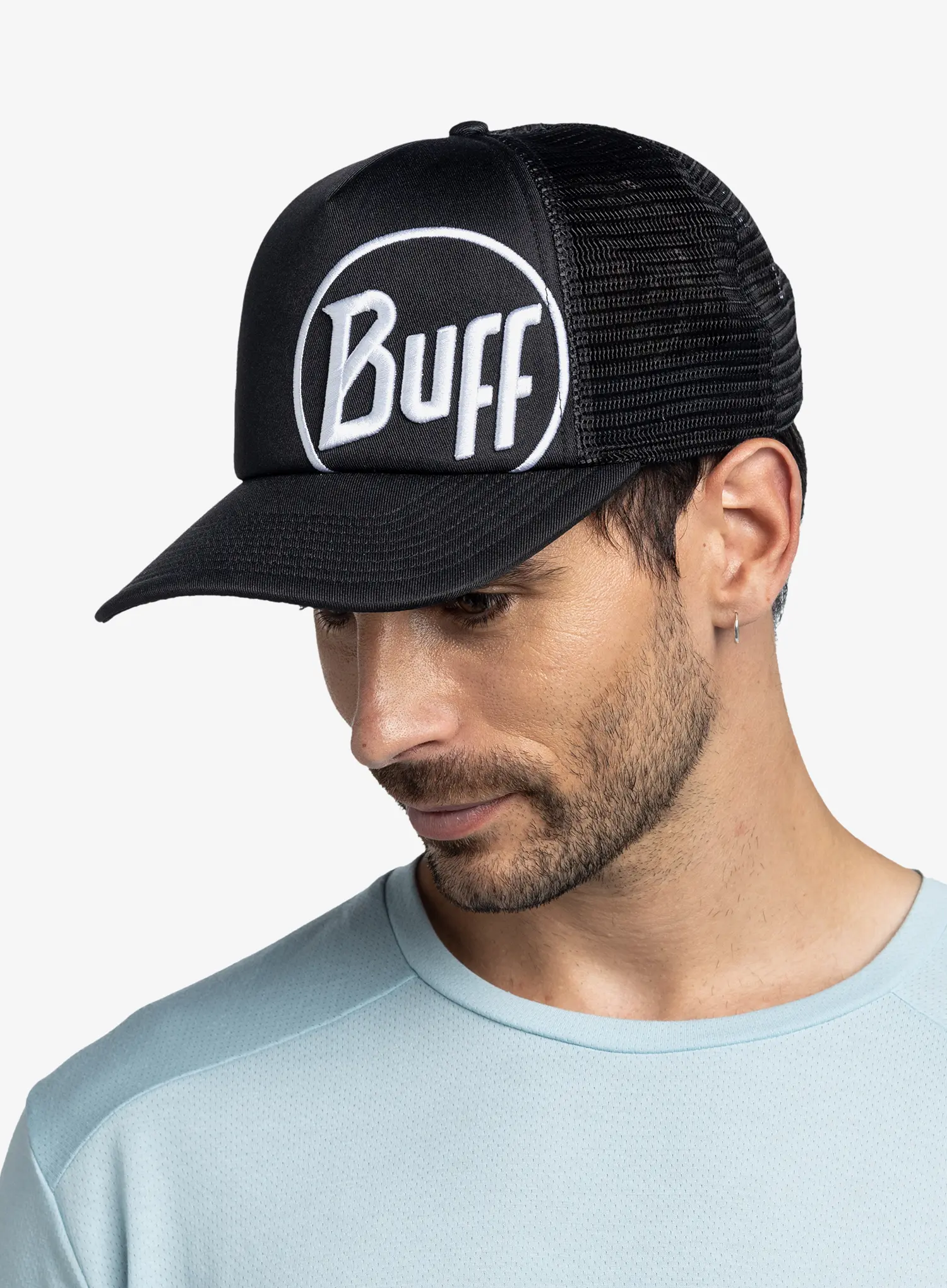 Kšiltovka Buff Trucker Cap - logo black