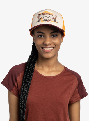 Kšiltovka Buff Trucker Cap - sylva apricot