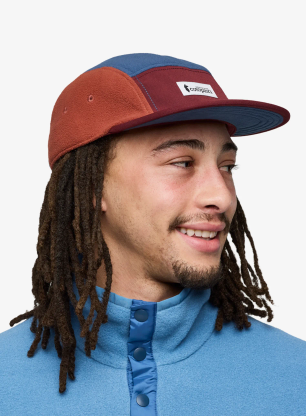Kšiltovka Cotopaxi Fleece 5-Panel Hat - mulberry/deep sea