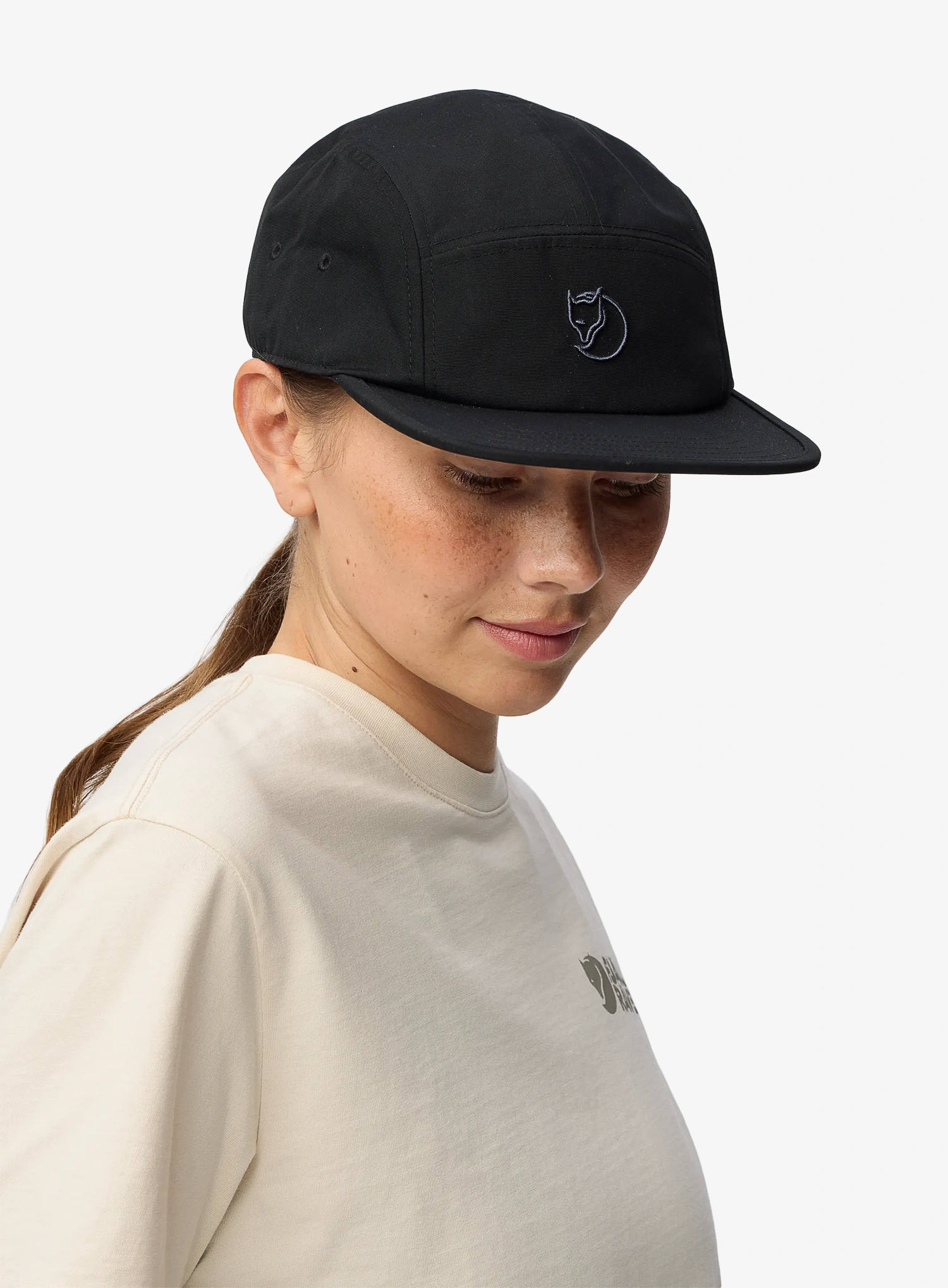 Kšiltovka Fjallraven Fjallraven Flat Brim Cap - black